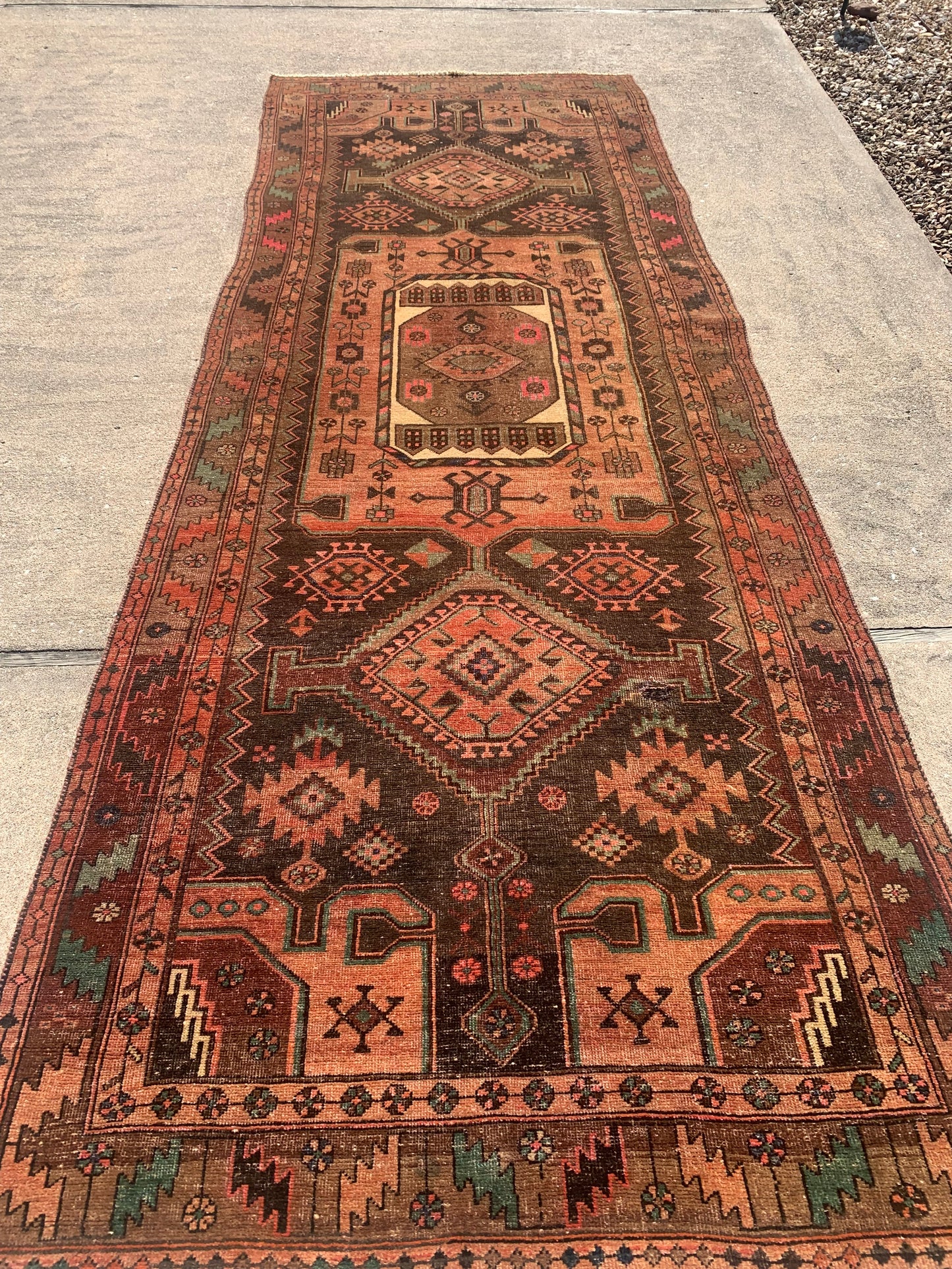 Antique Village Runner- 4’5 x 11’9