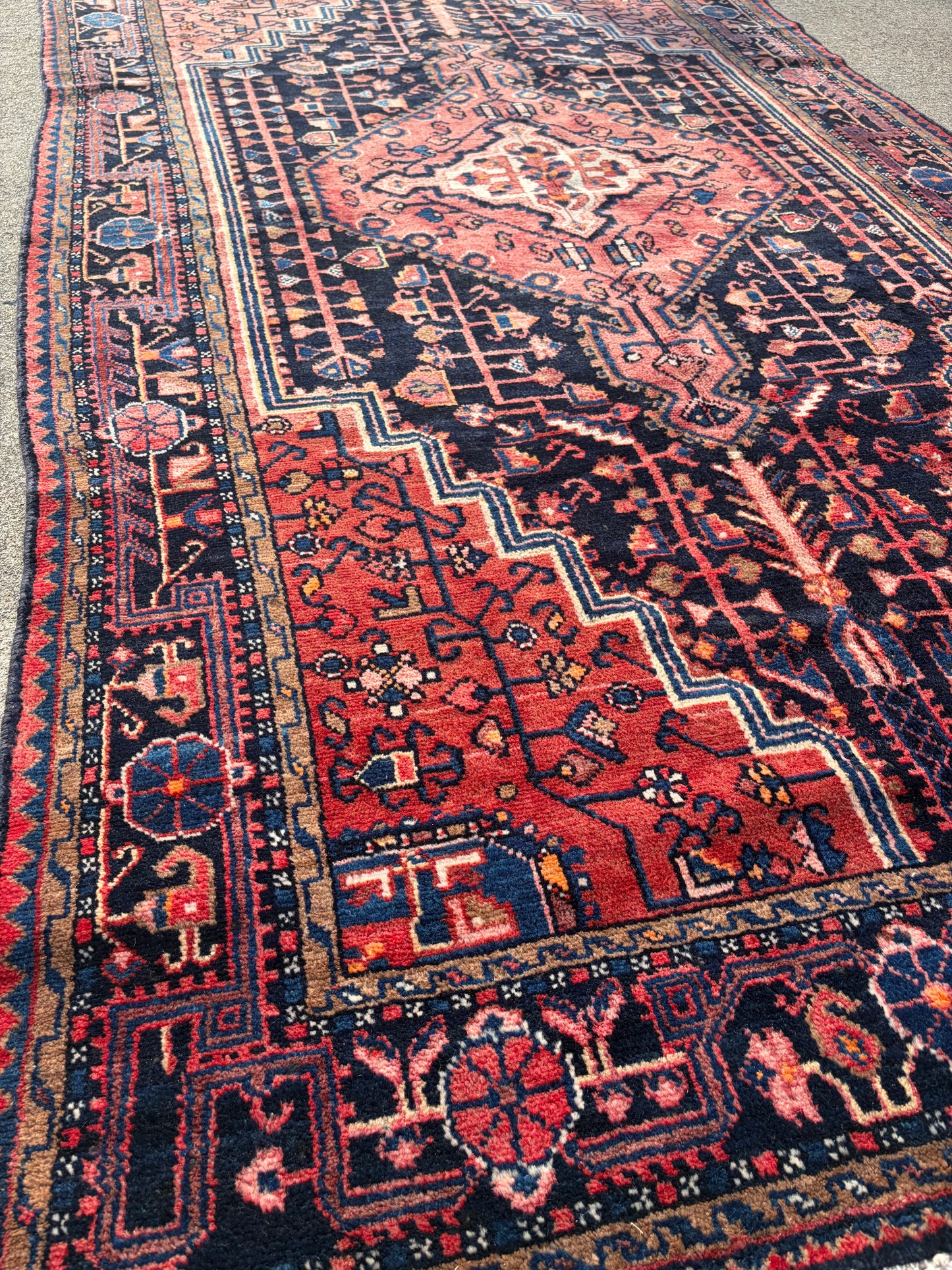 0 Vintage Persian Rug- 9’4 x 5’11