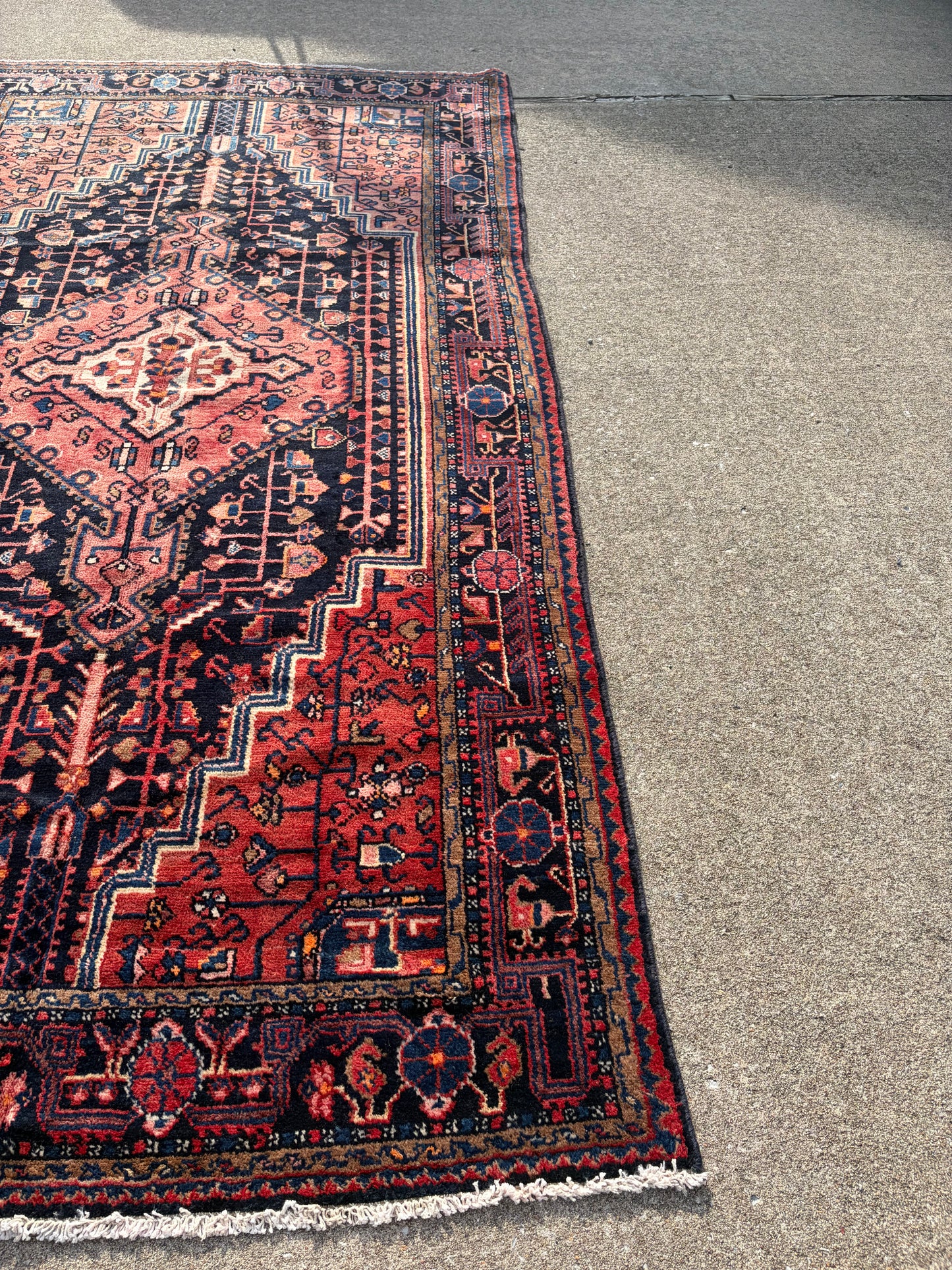 0 Vintage Persian Rug- 9’4 x 5’11