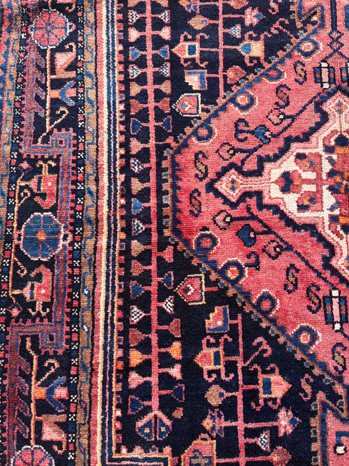 0 Vintage Persian Rug- 9’4 x 5’11
