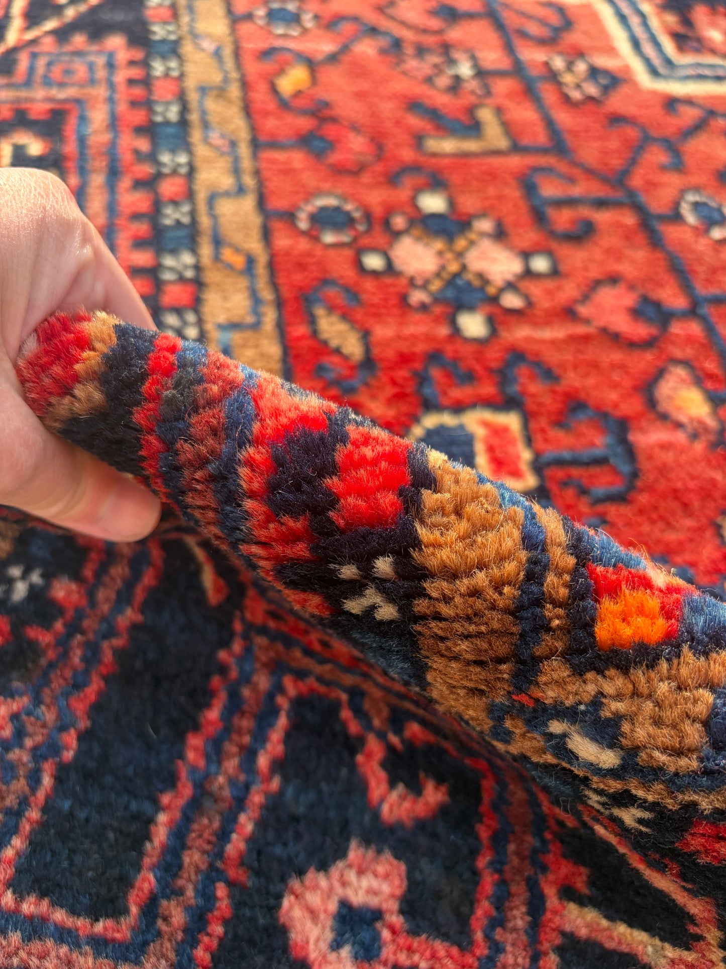0 Vintage Persian Rug- 9’4 x 5’11