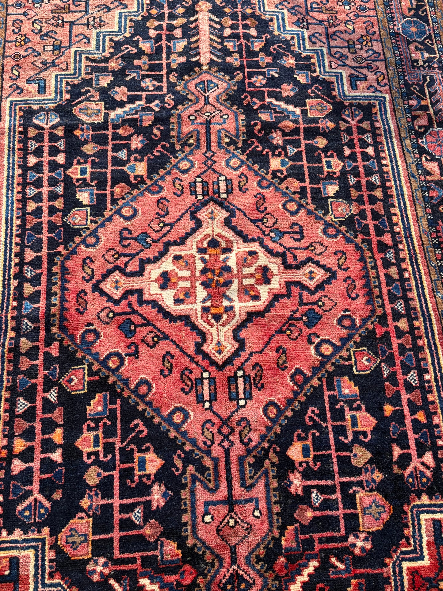 0 Vintage Persian Rug- 9’4 x 5’11
