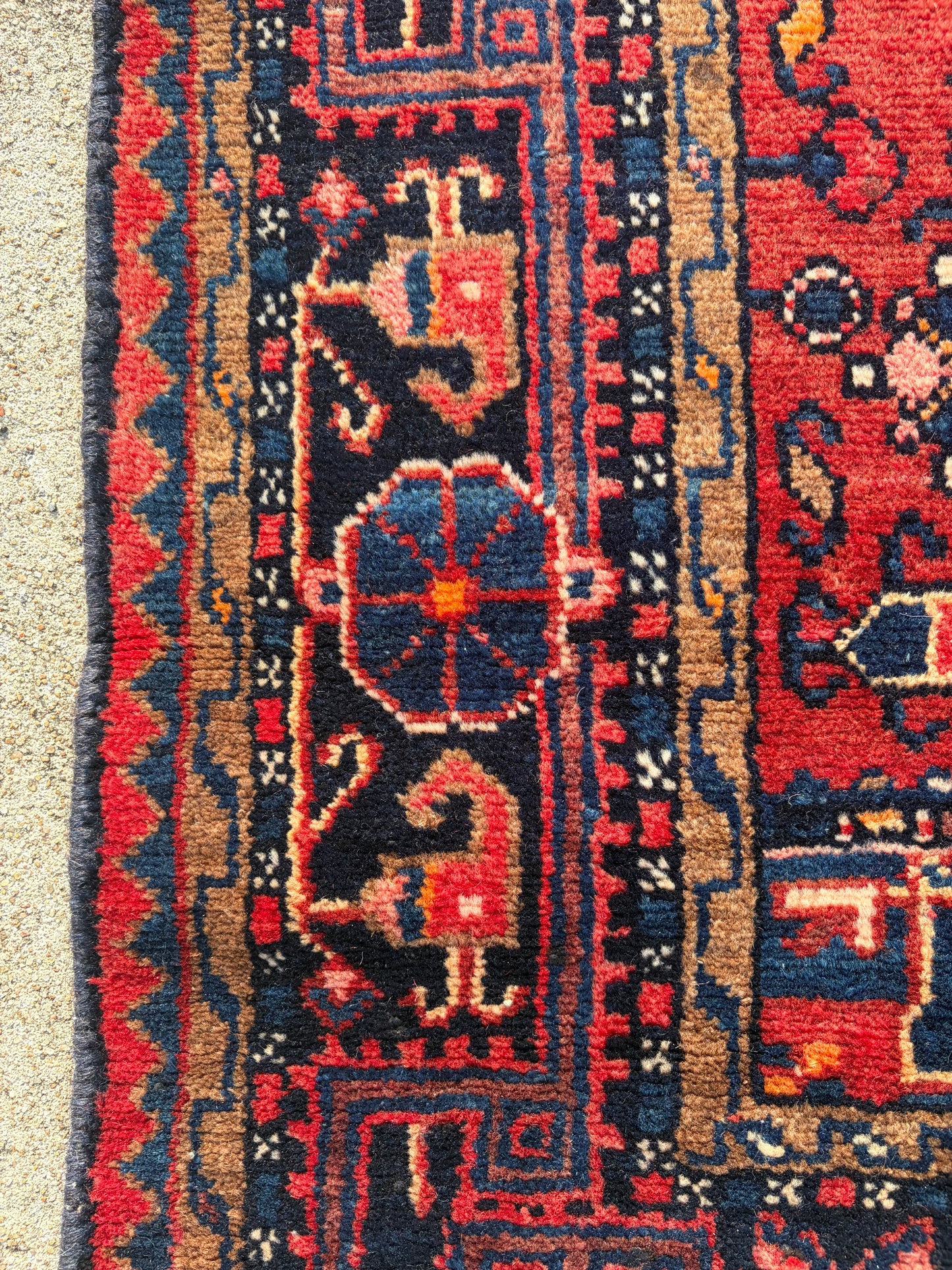 0 Vintage Persian Rug- 9’4 x 5’11