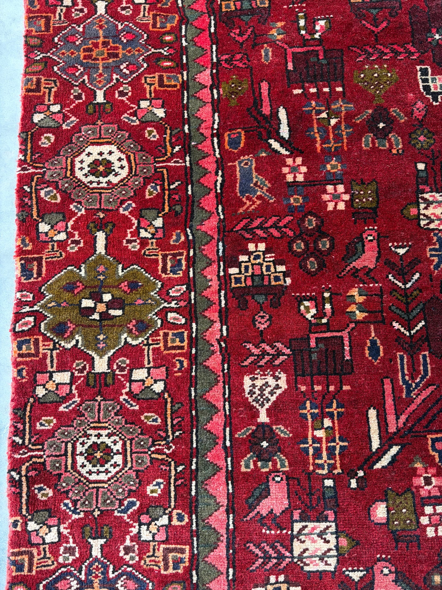001 Vintage Village Runner- 3'10 x 10'11
