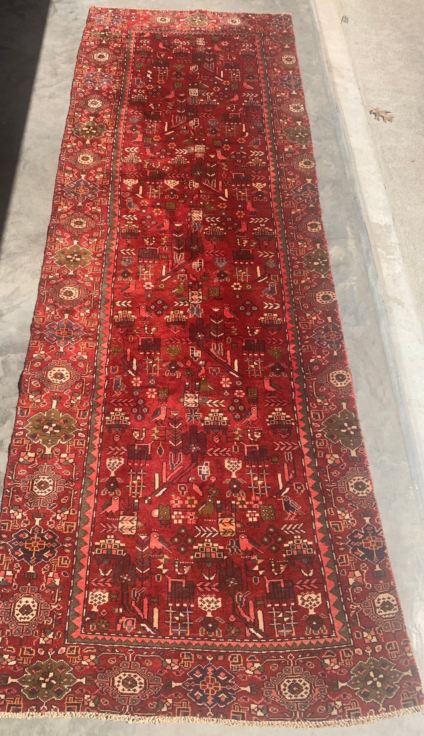Antique Village Runner- 3'10 x 10'11