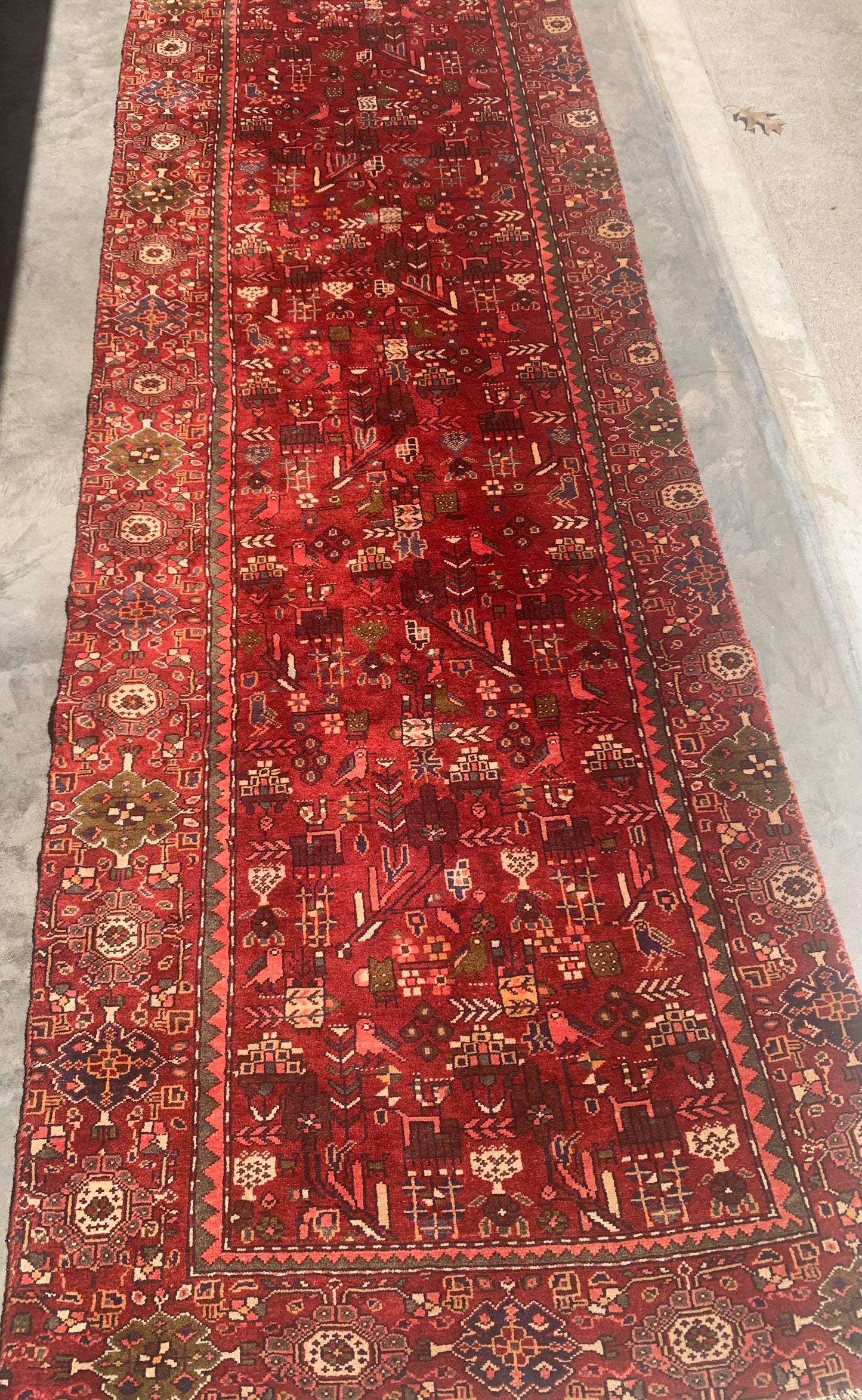 Antique Village Runner- 3'10 x 10'11