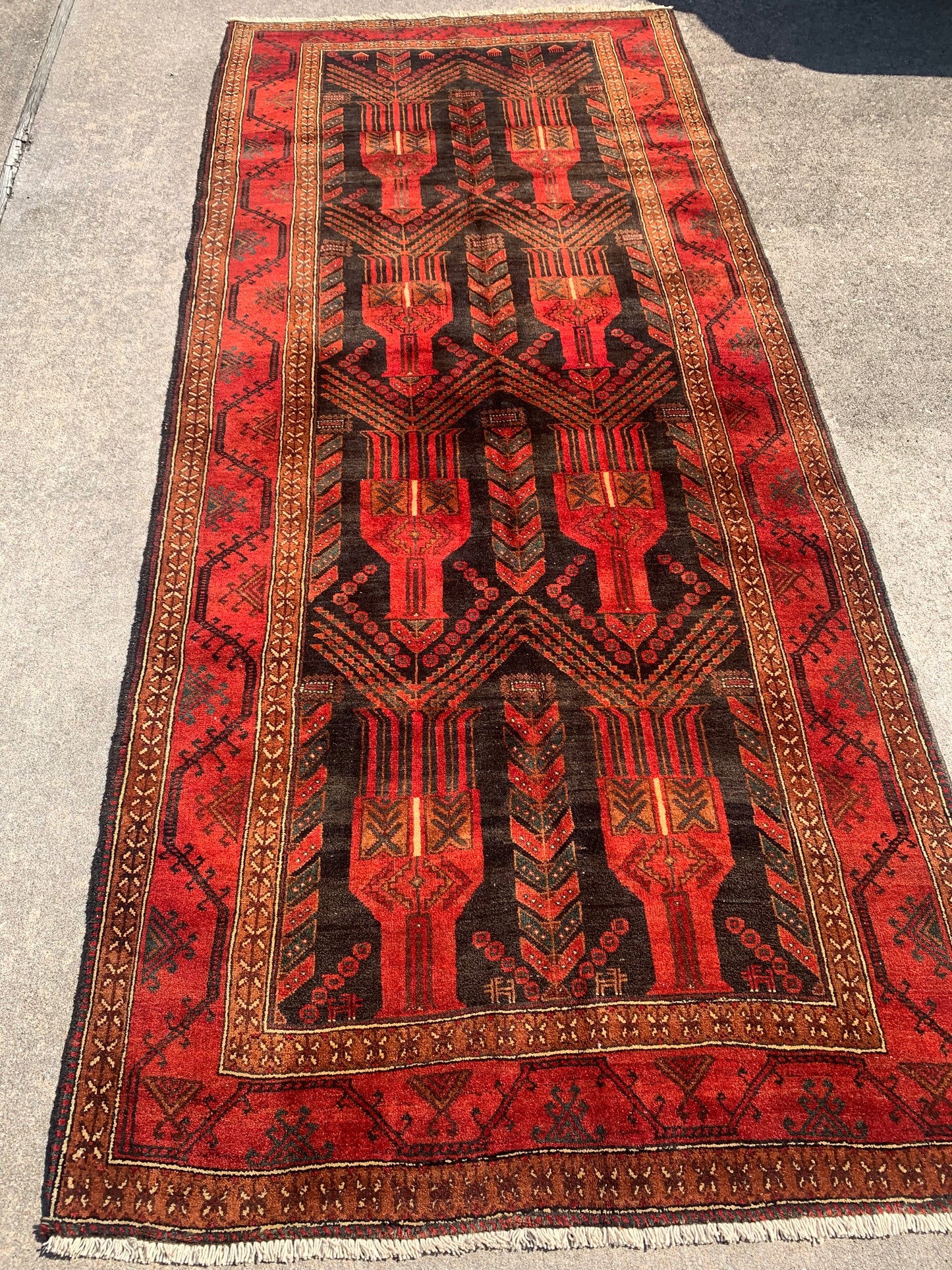 Antique Tribal Rug- 9’8 x 4’1