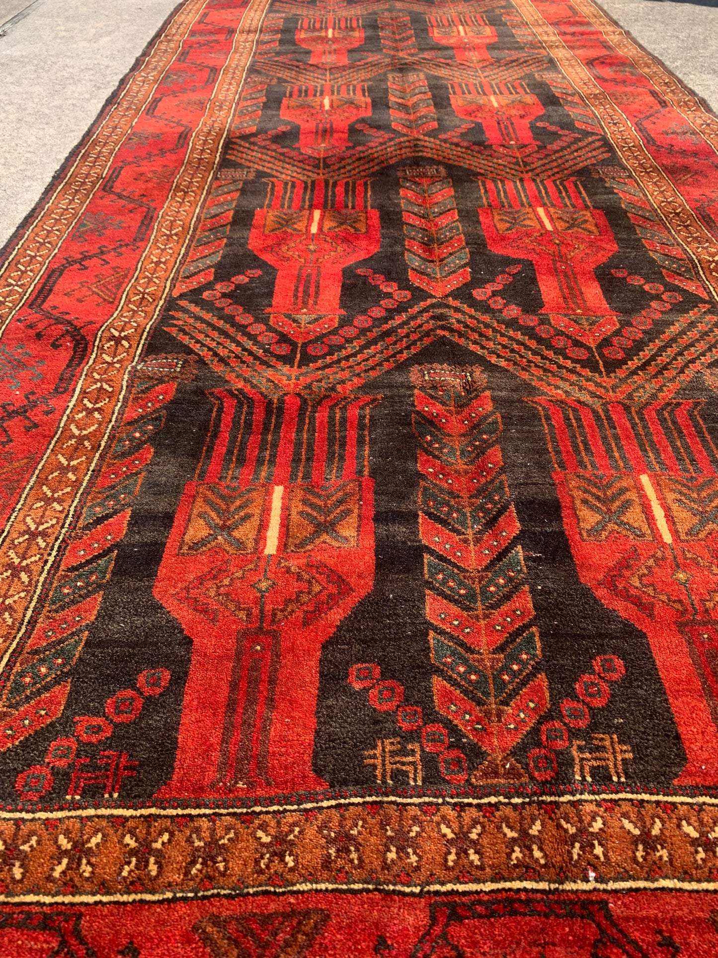 Antique Tribal Rug- 9’8 x 4’1