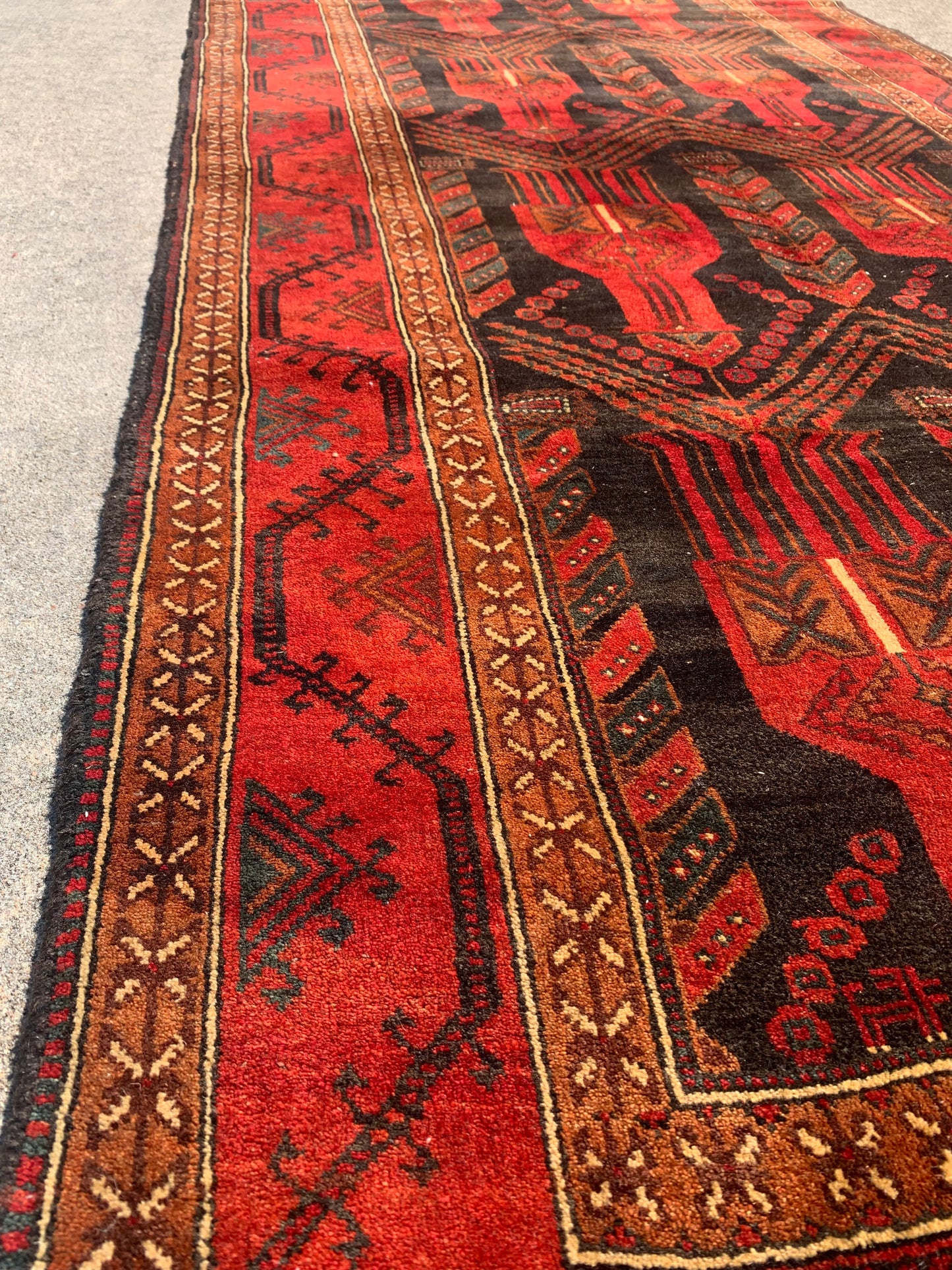 Antique Tribal Rug- 9’8 x 4’1