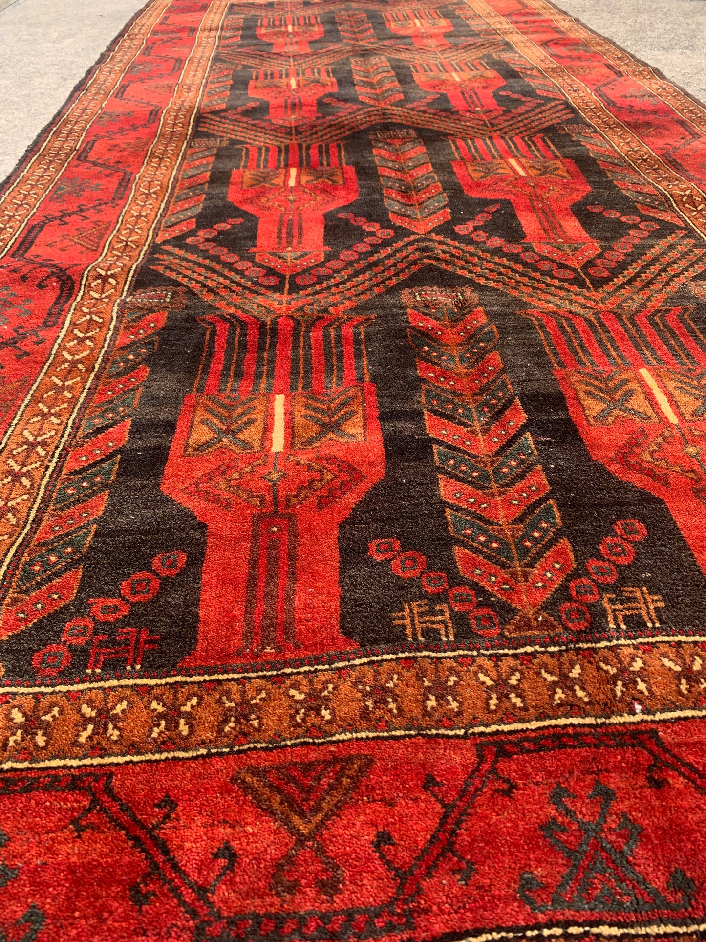 Antique Tribal Rug- 9’8 x 4’1