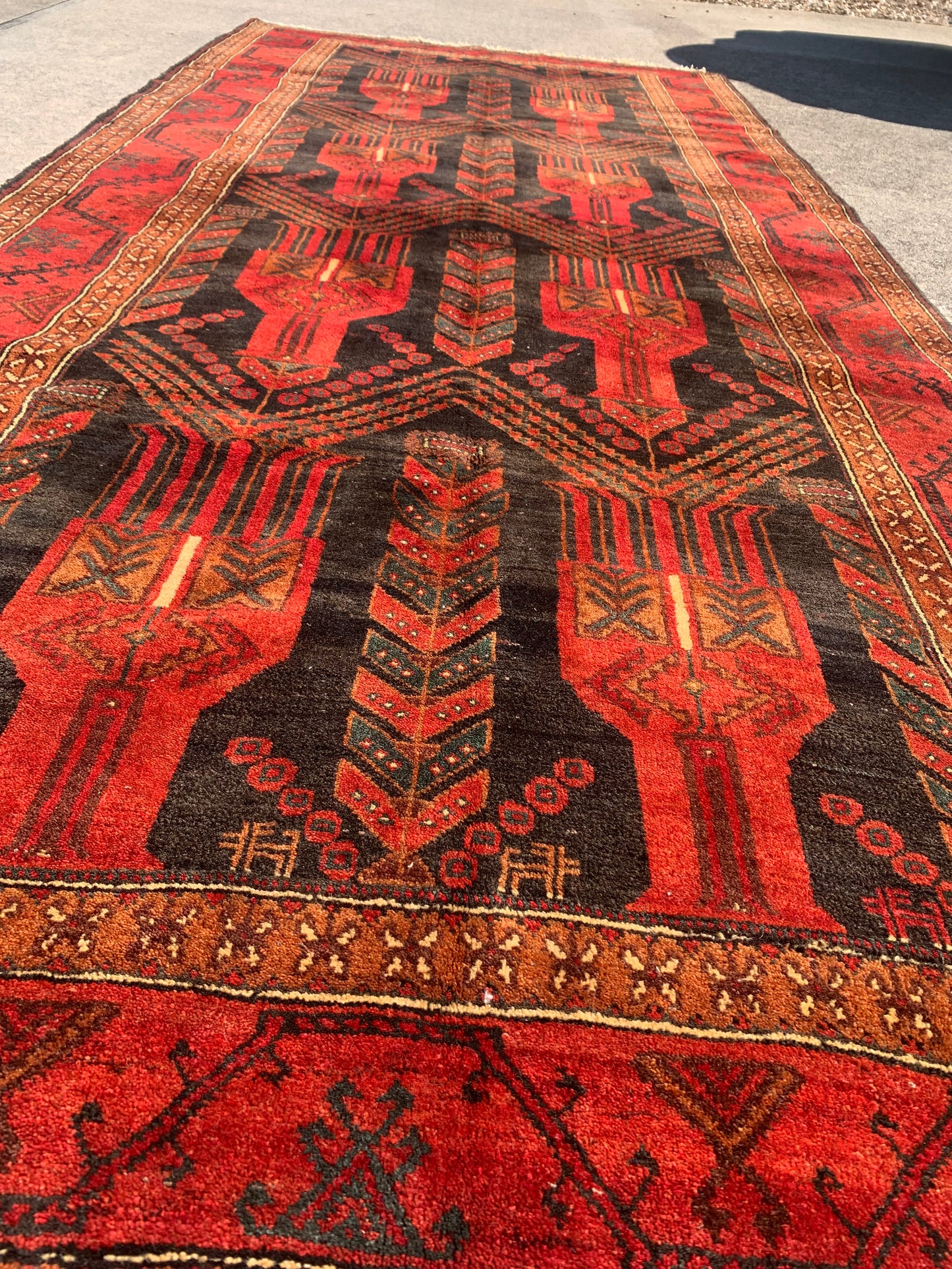 Antique Tribal Rug- 9’8 x 4’1