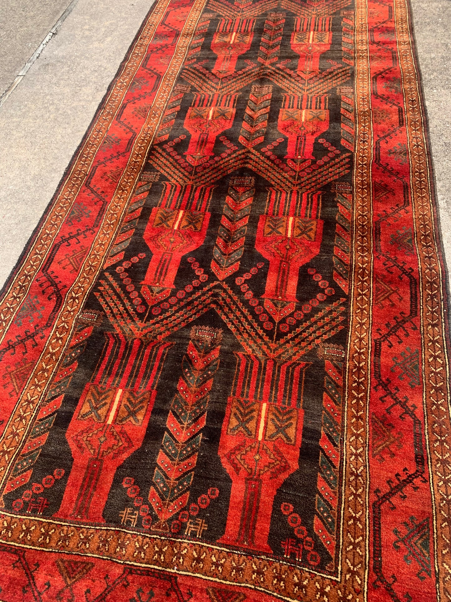 Antique Tribal Rug- 9’8 x 4’1