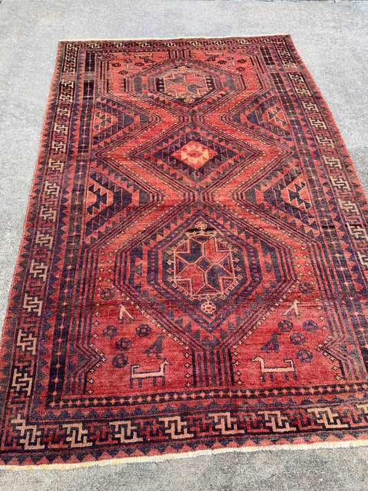 Antique Tribal Rug- 8’5 x 5’4