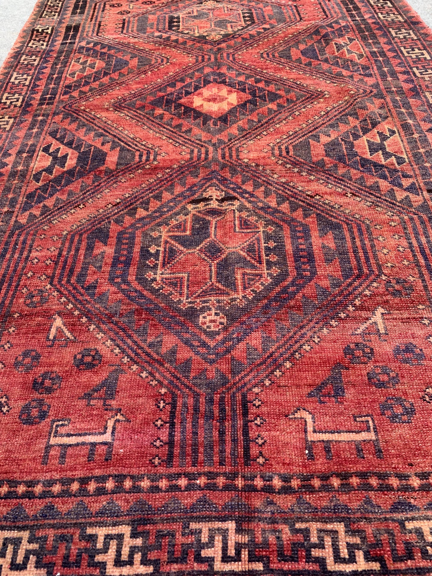 Antique Tribal Rug- 8’5 x 5’4