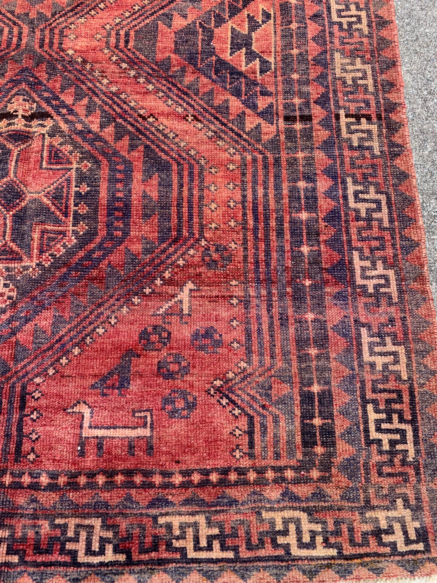 Antique Tribal Rug- 8’5 x 5’4