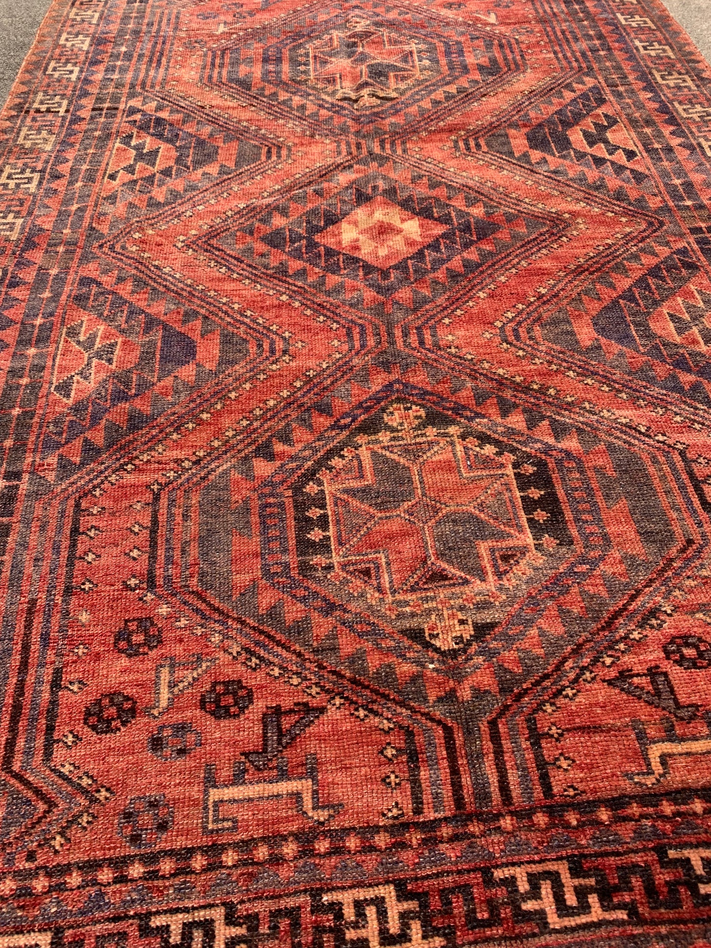 Antique Tribal Rug- 8’5 x 5’4