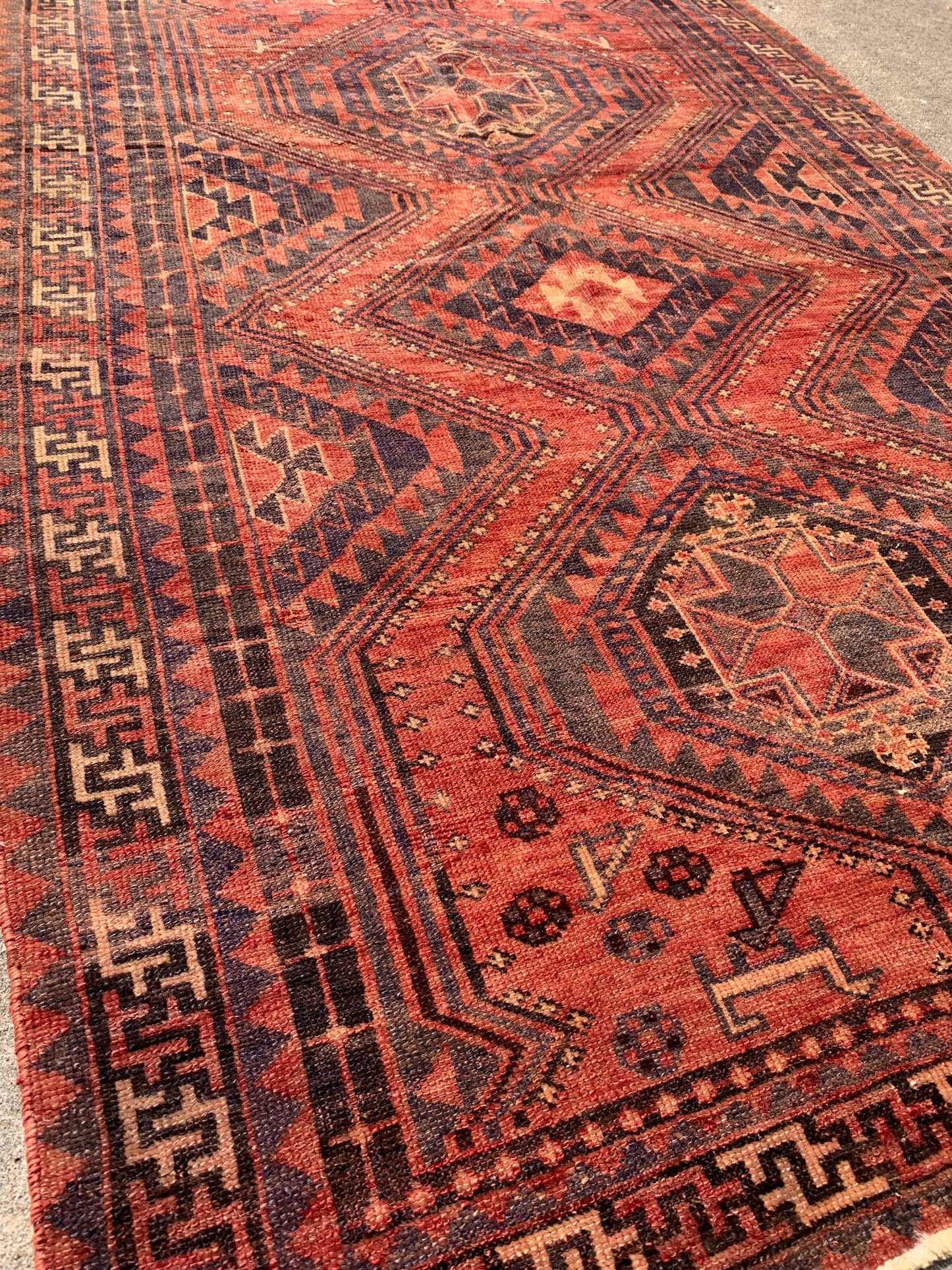 Antique Tribal Rug- 8’5 x 5’4
