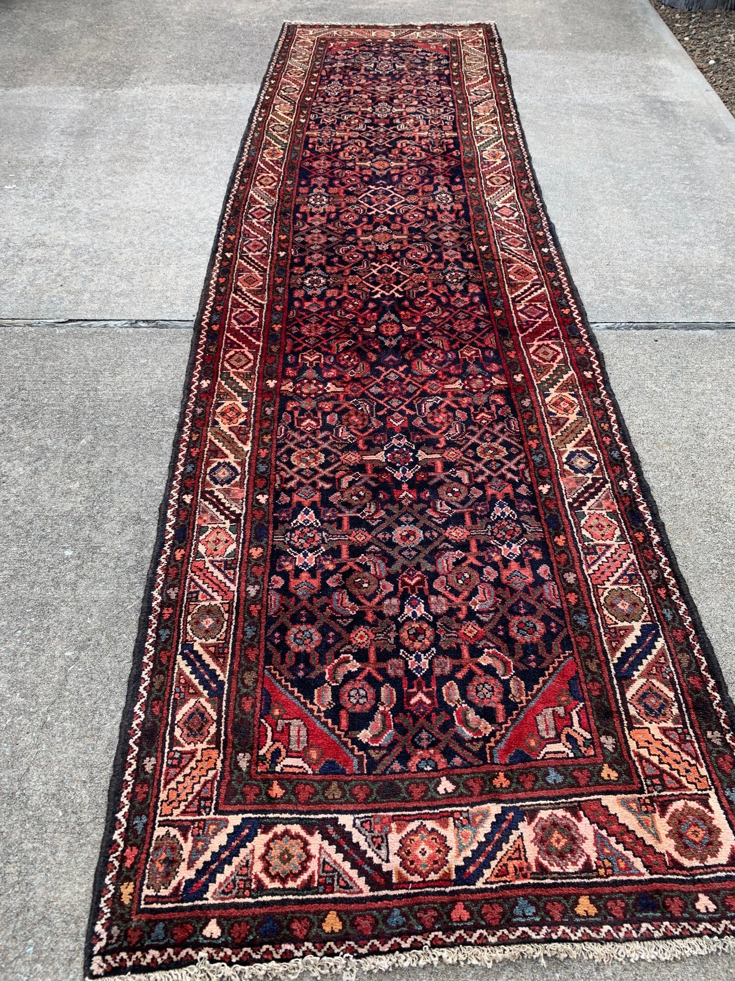 Antique Persian Runner- 13’5 x 3’7
