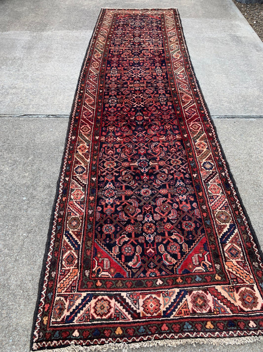 Antique Persian Runner- 13’5 x 3’7