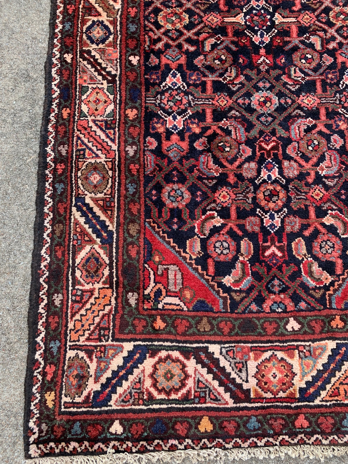 Antique Persian Runner- 13’5 x 3’7