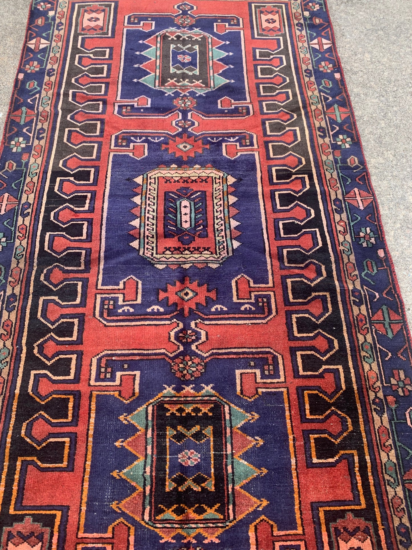 Antique Tribal Rug- 4’ x 7’7