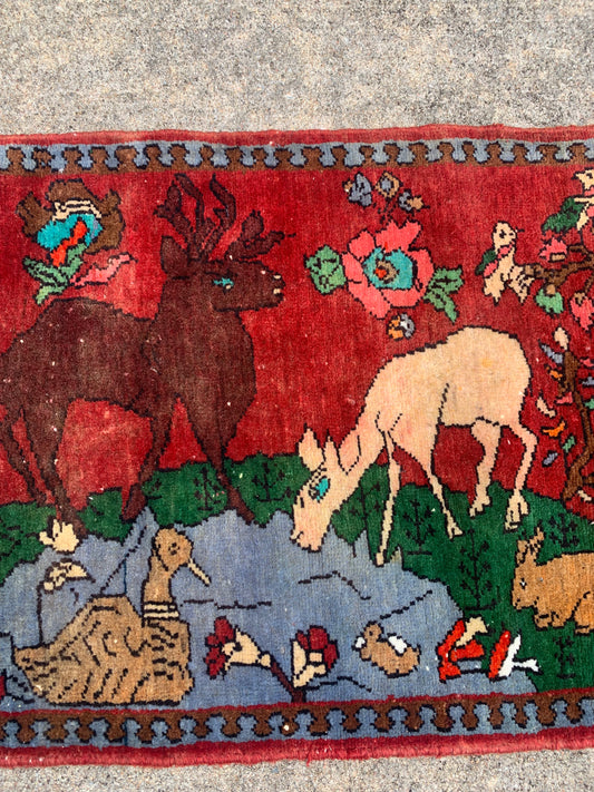 Antique Pictorial of Life- 2’8 x 1’8