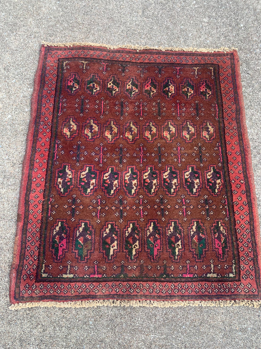 Antique Persian Rug- 2’9 x 2’4