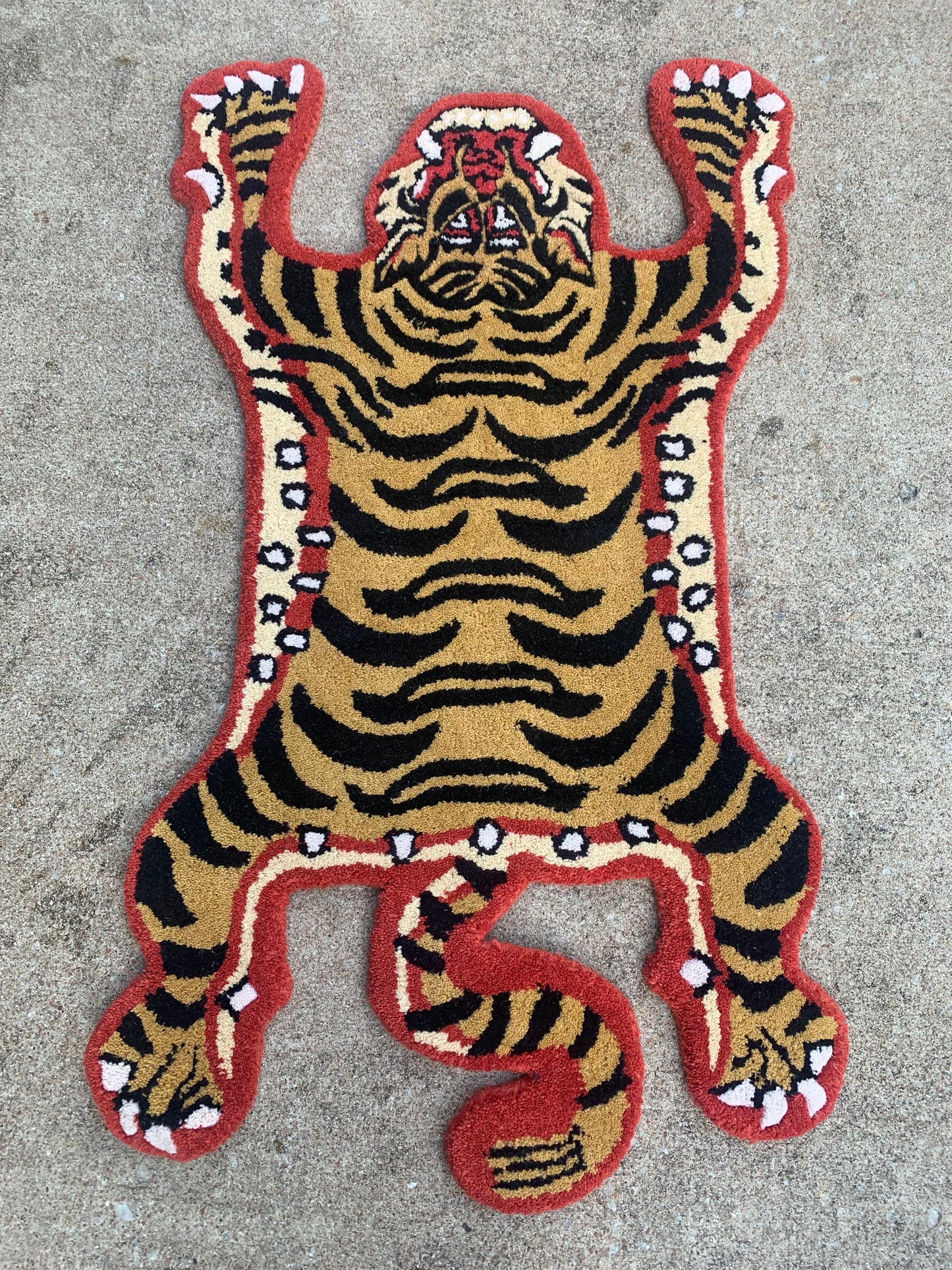 Turkish Wool Tiger- 3’2 x 1’10