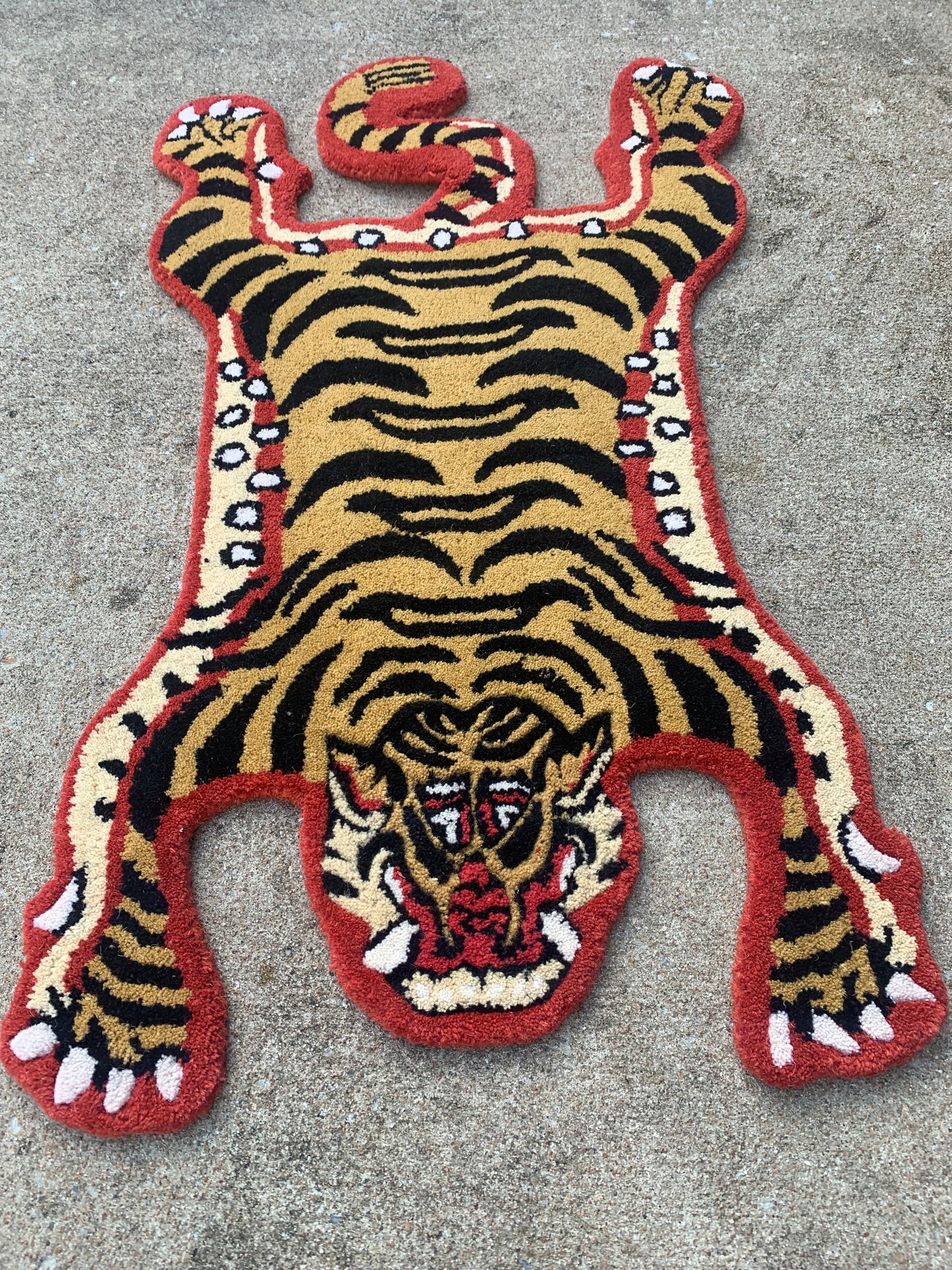 Turkish Wool Tiger- 3’2 x 1’10