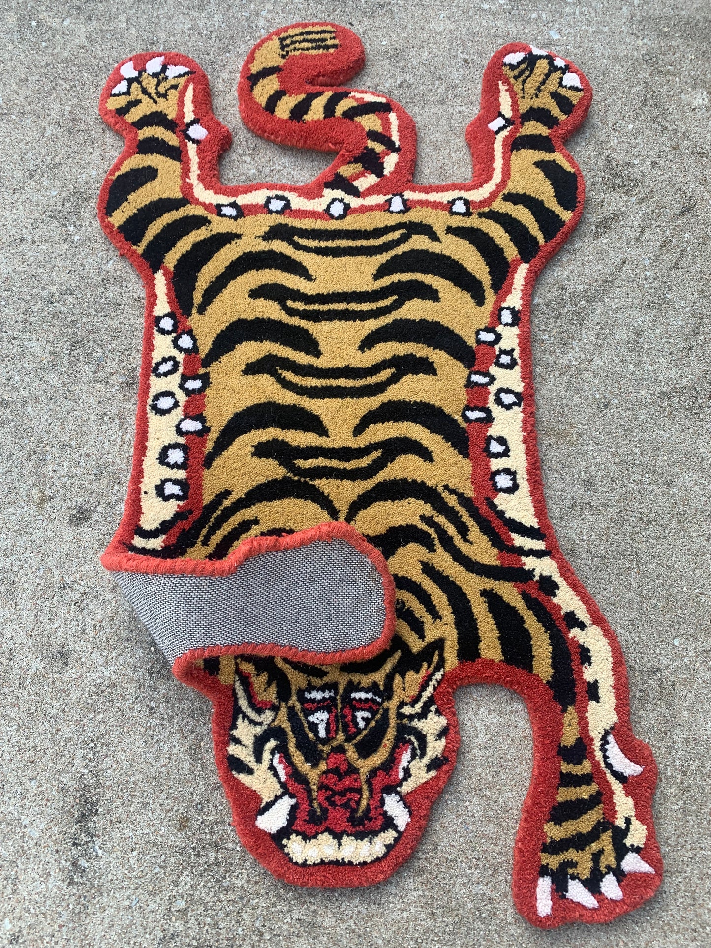 Turkish Wool Tiger- 3’2 x 1’10