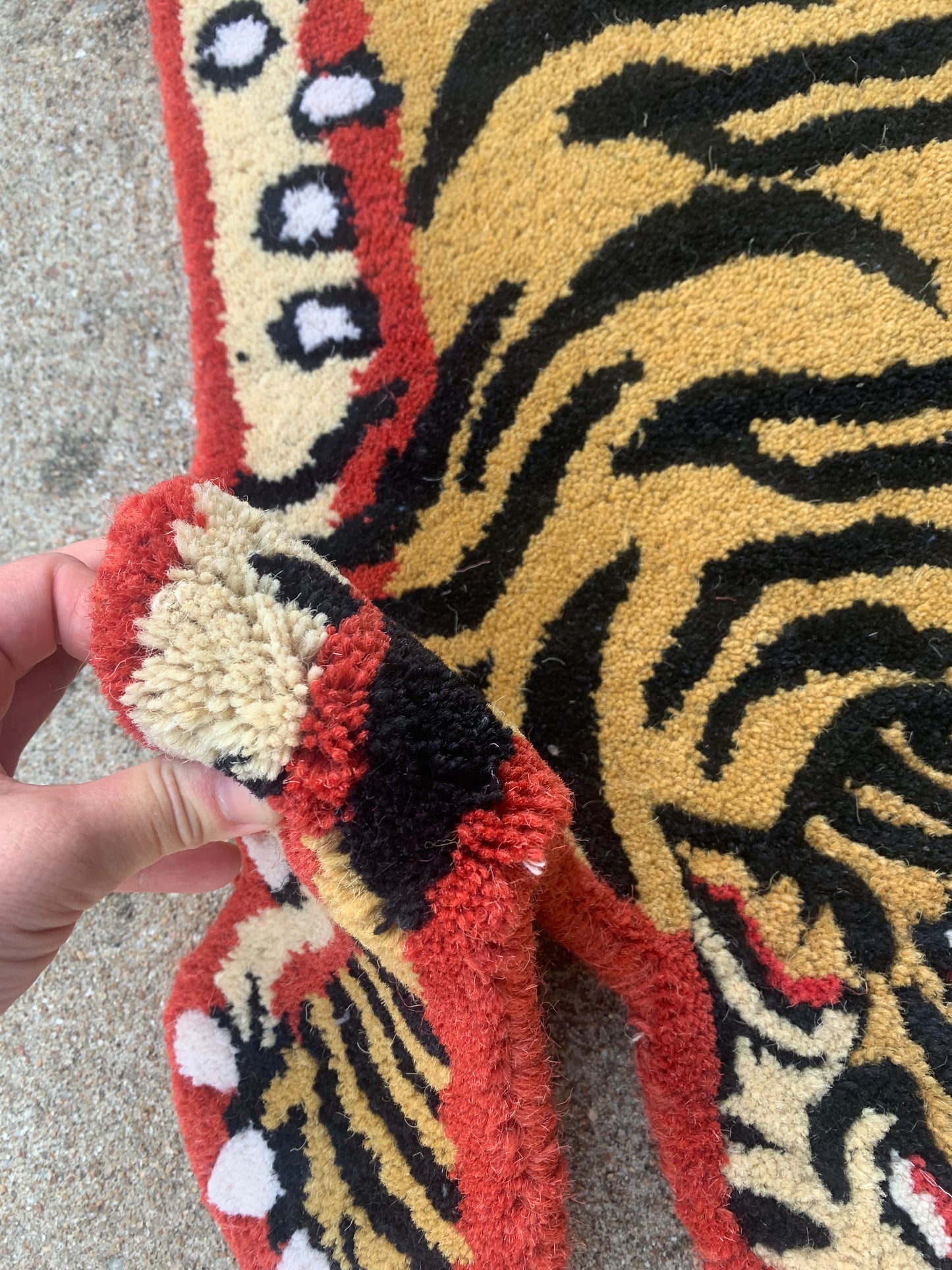 Turkish Wool Tiger- 3’2 x 1’10