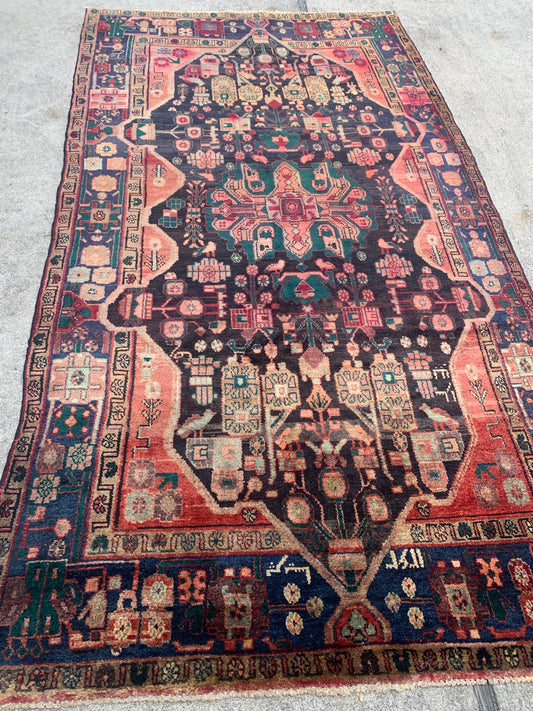 Antique Persian Rug- 9’5 x 5’1
