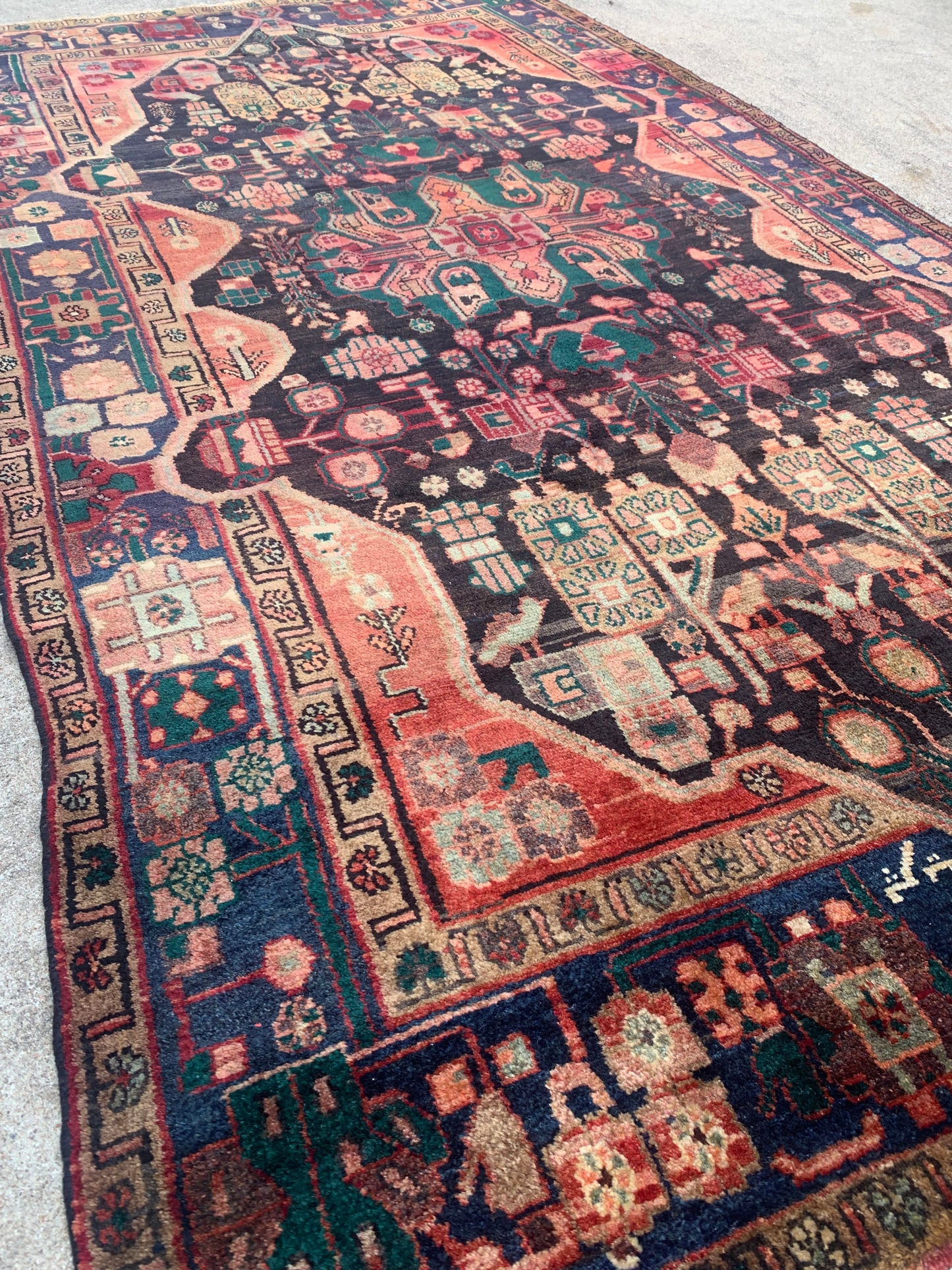 Antique Persian Rug- 9’5 x 5’1