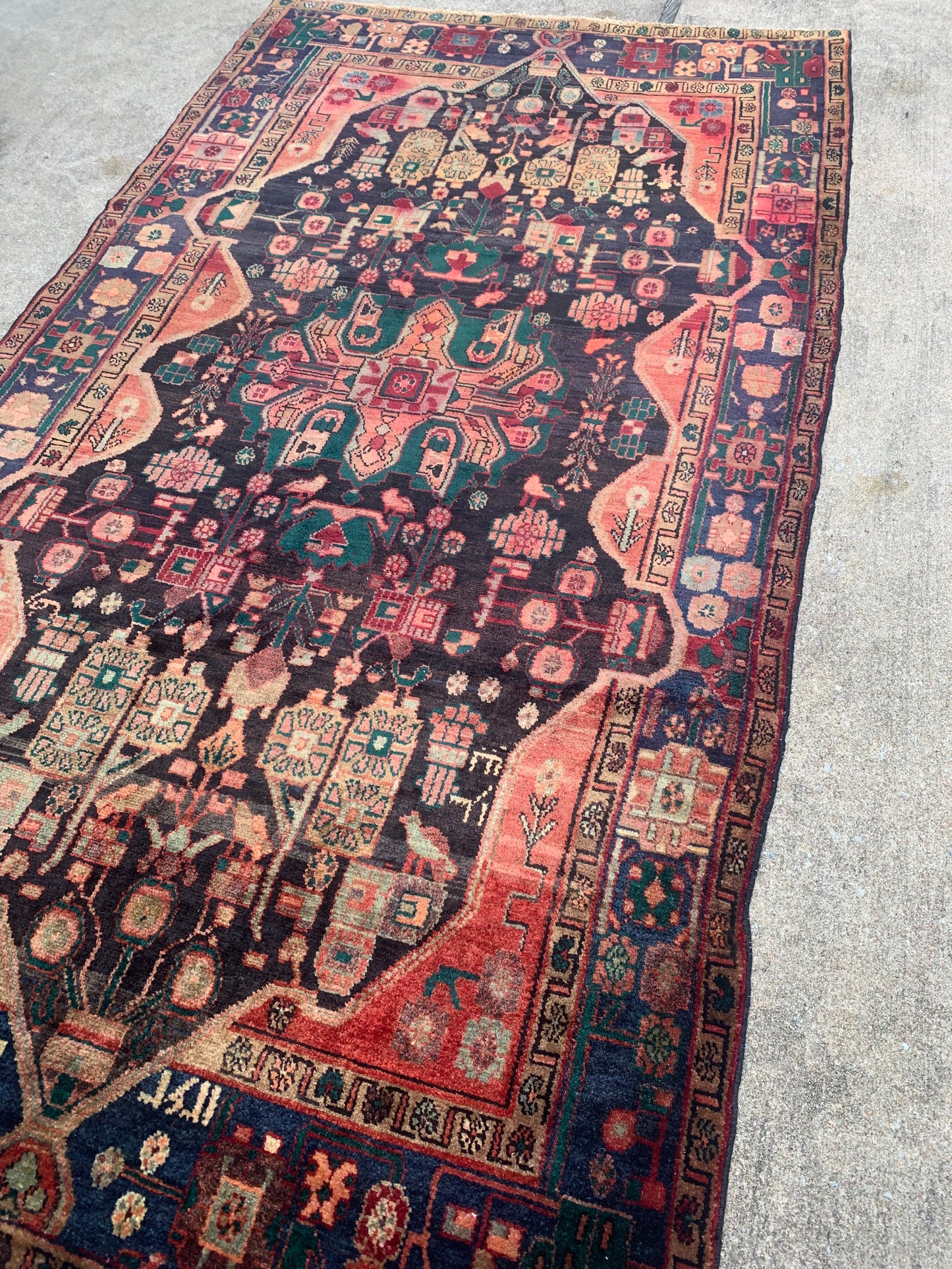 Antique Persian Rug- 9’5 x 5’1