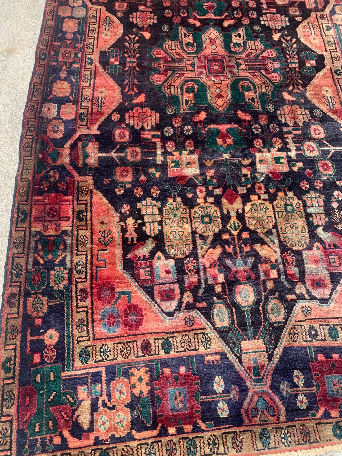 Antique Persian Rug- 9’5 x 5’1