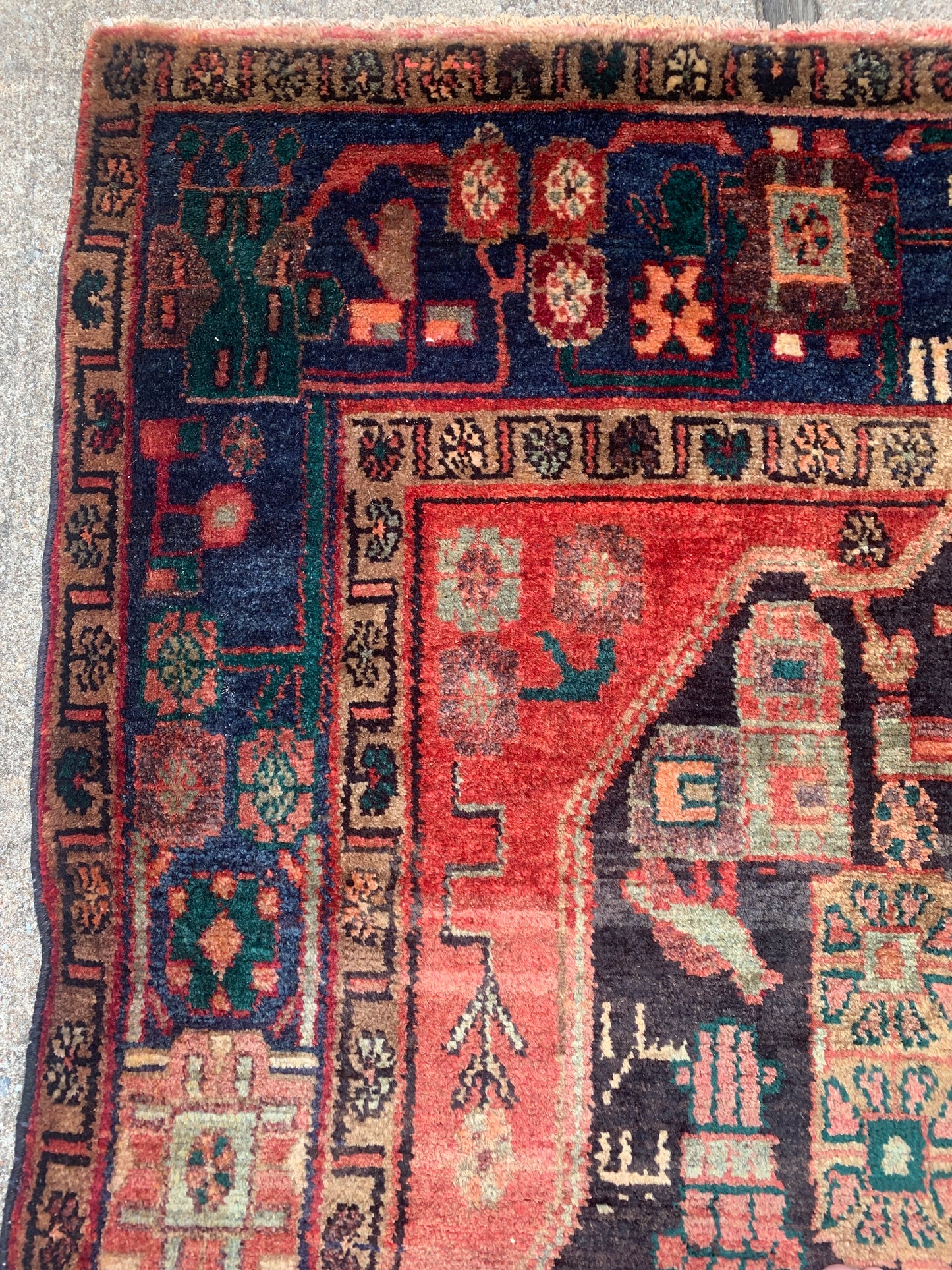 Antique Persian Rug- 9’5 x 5’1