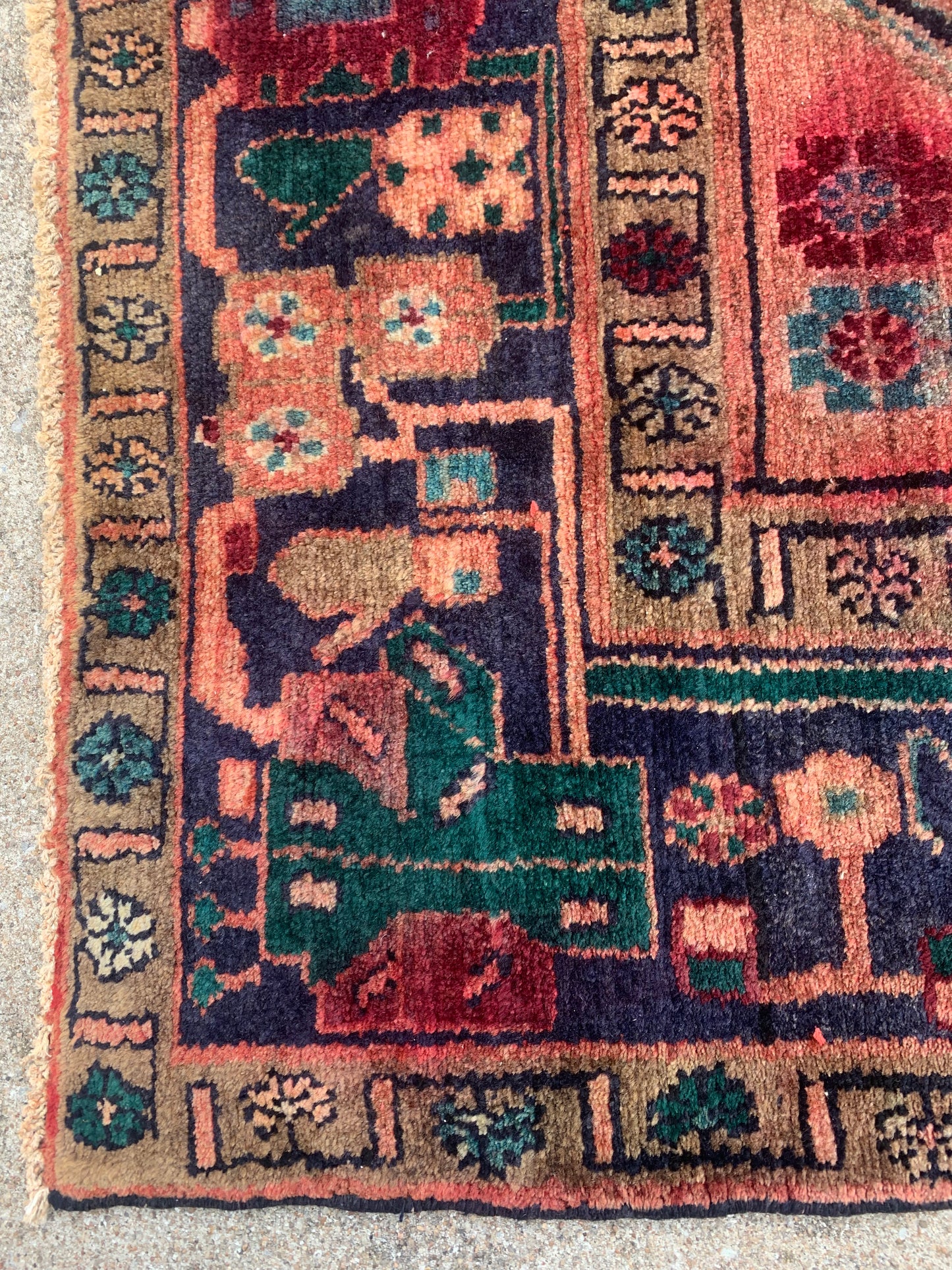 Antique Persian Rug- 9’5 x 5’1