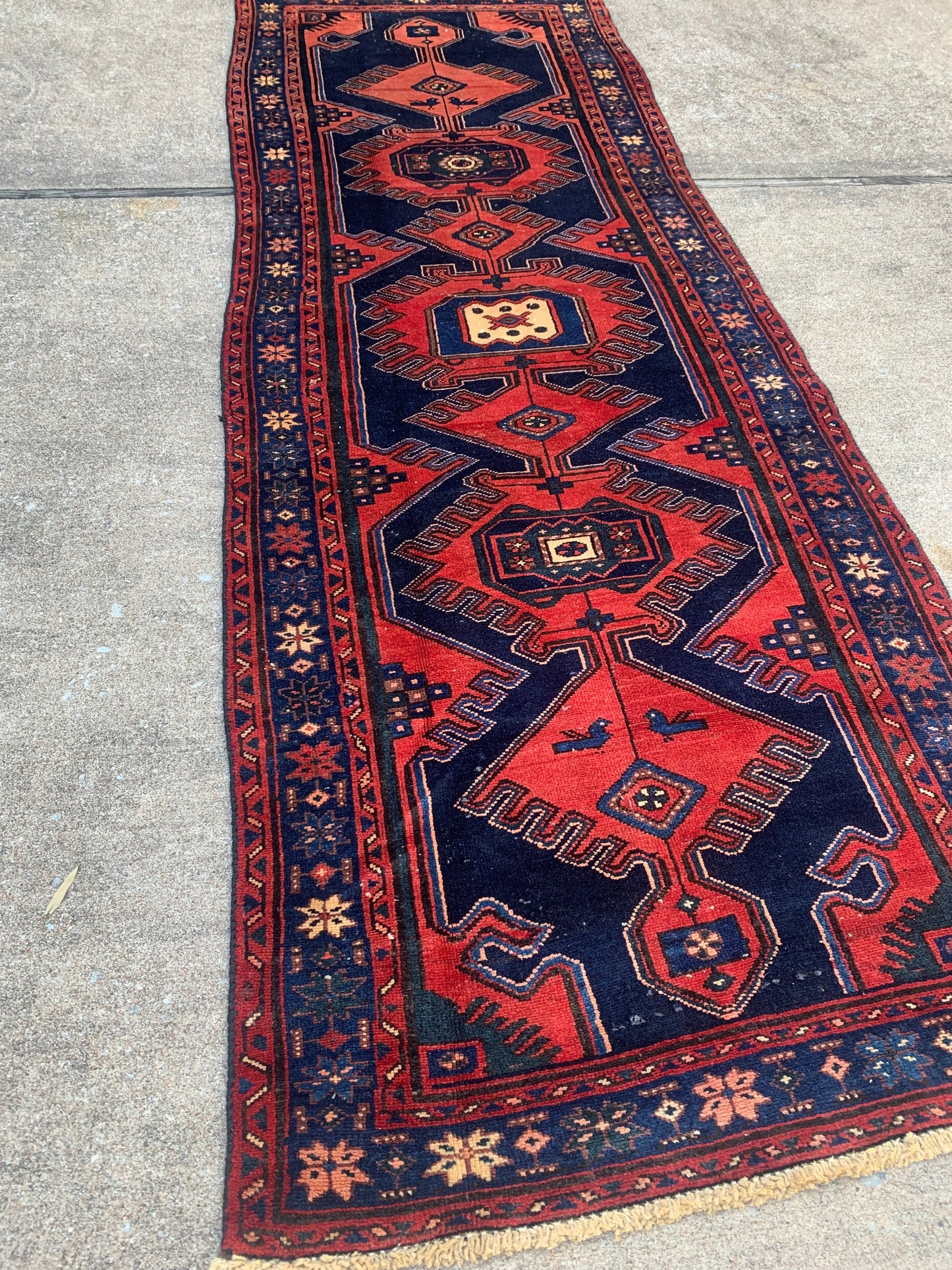 Antique Village Runner- 3’4 x 9’10