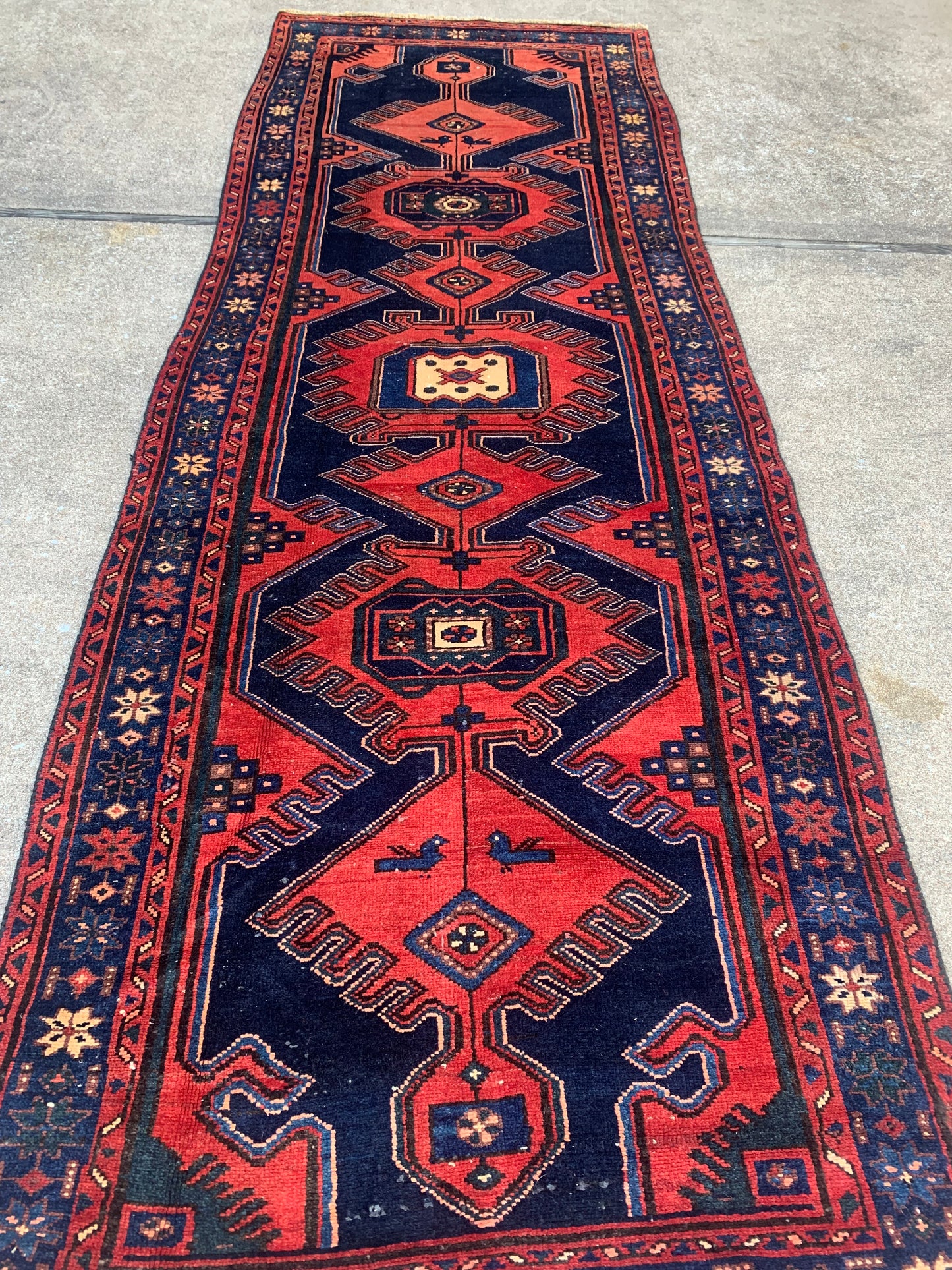 Antique Village Runner- 3’4 x 9’10