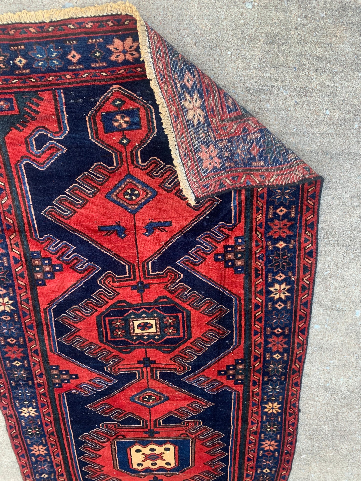 Antique Village Runner- 3’4 x 9’10