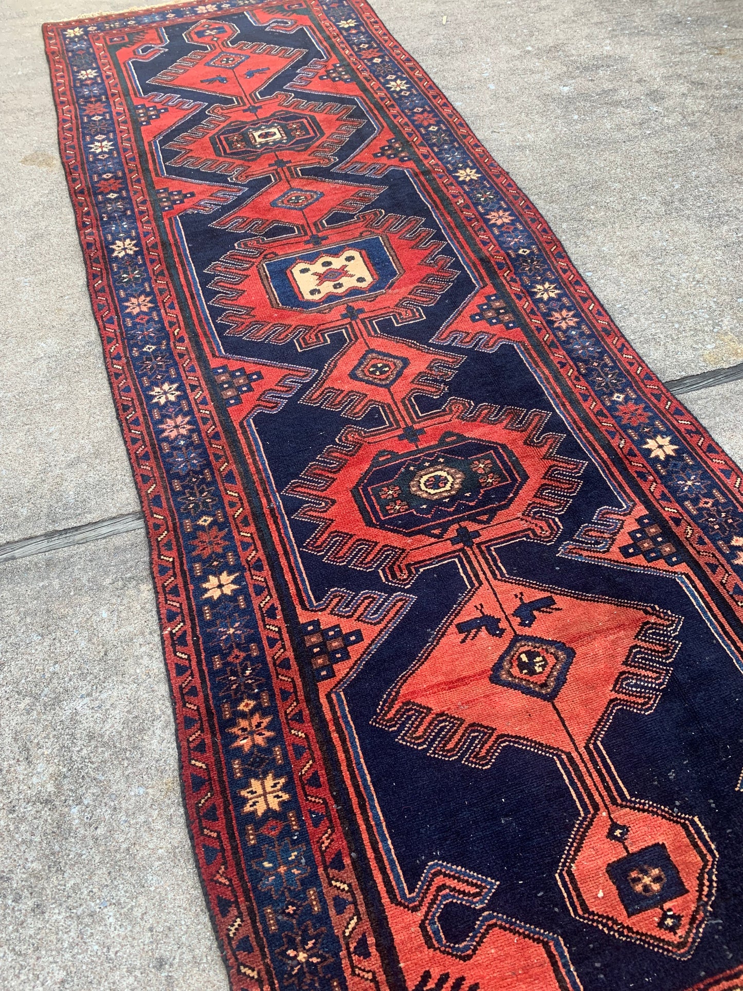 Antique Village Runner- 3’4 x 9’10