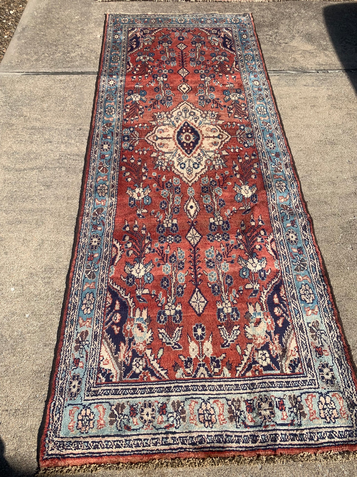 Antique Persian Runner- 3'6 x 9'6