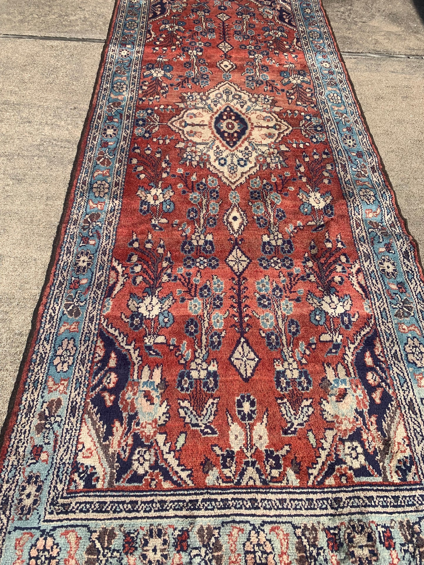 Antique Persian Runner- 3'6 x 9'6