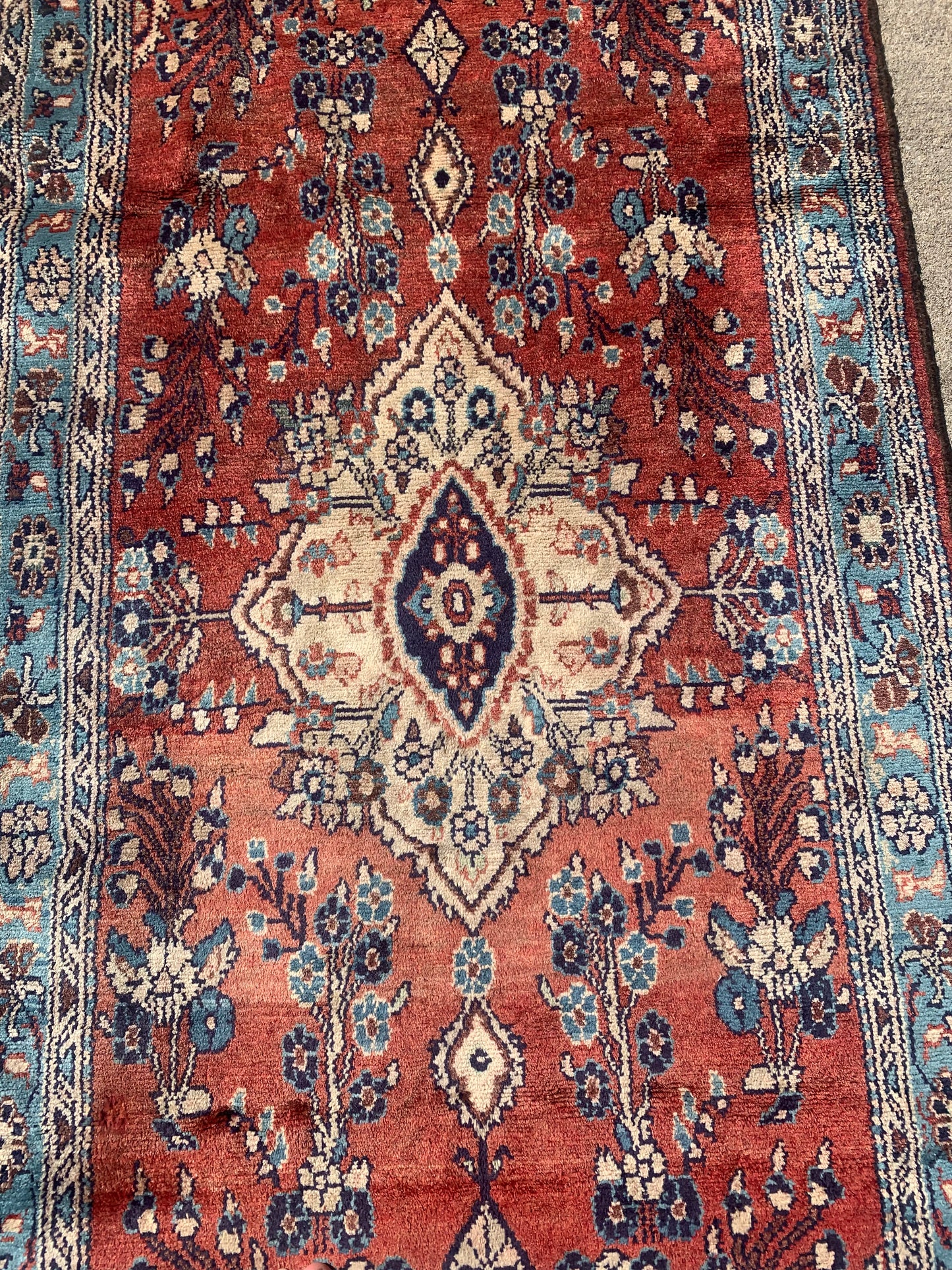 Antique Persian Runner- 3'6 x 9'6
