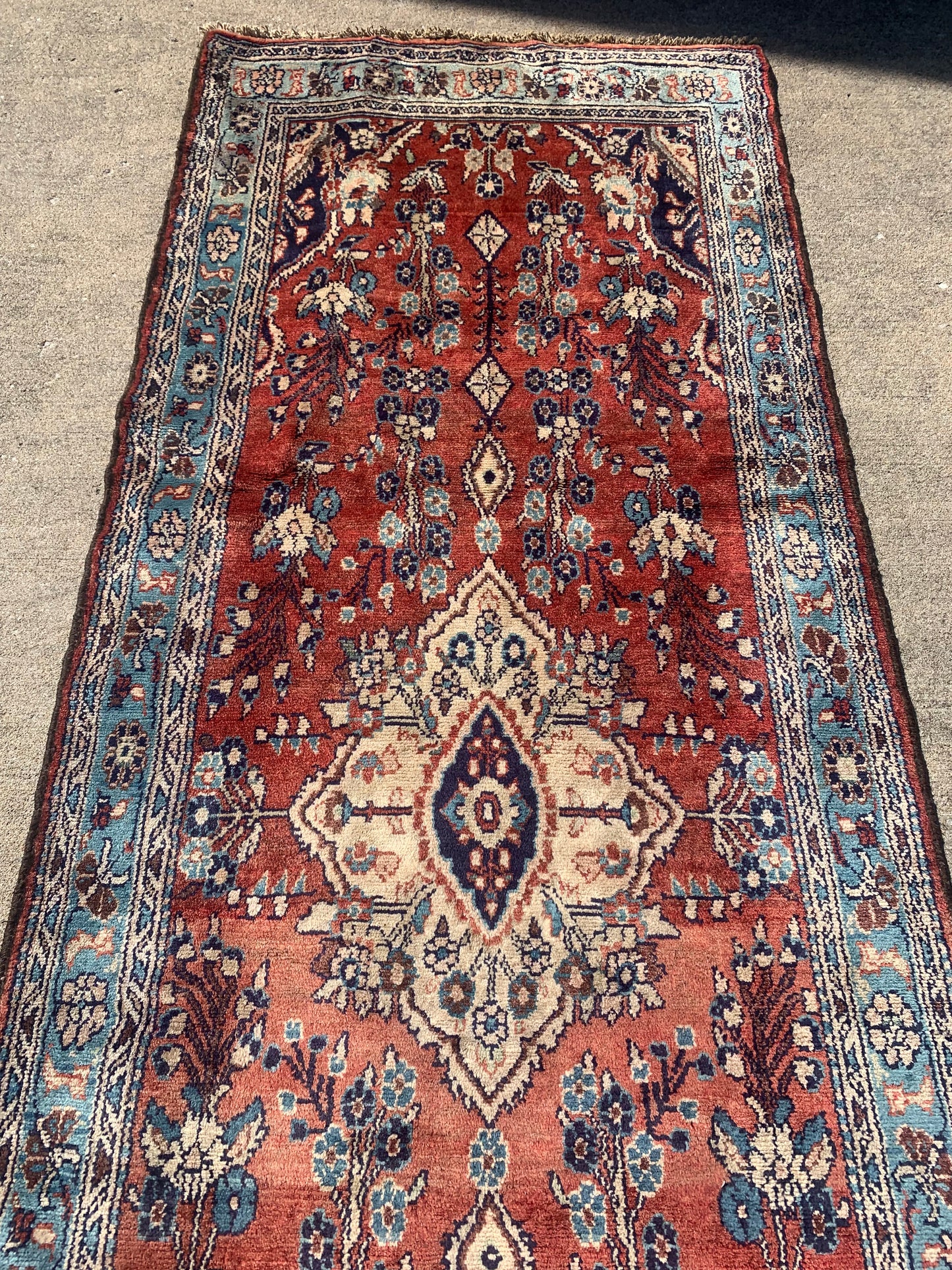 Antique Persian Runner- 3'6 x 9'6
