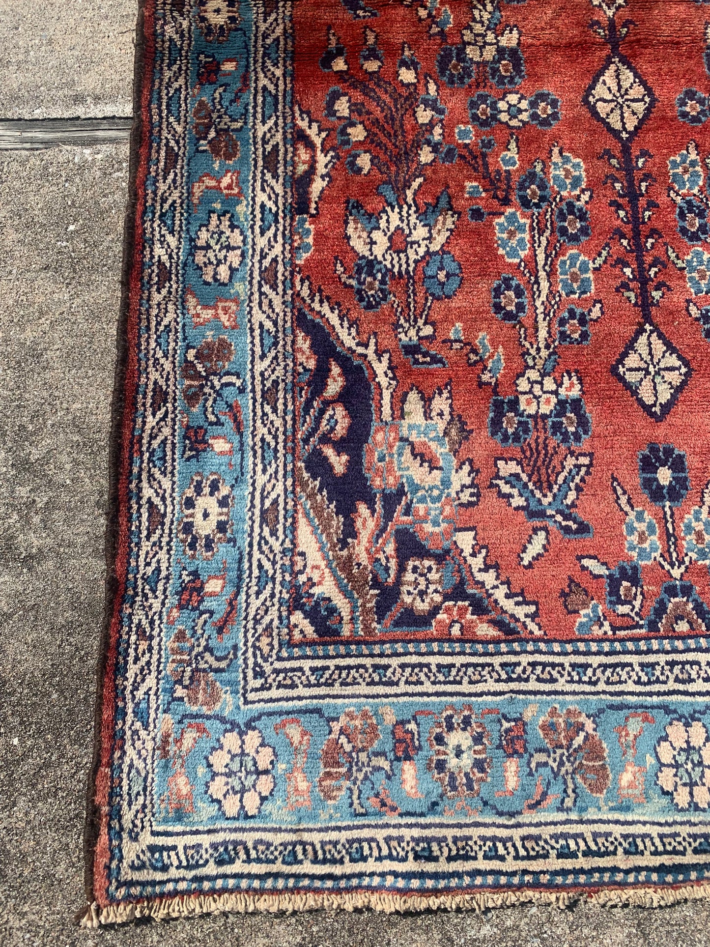 Antique Persian Runner- 3'6 x 9'6