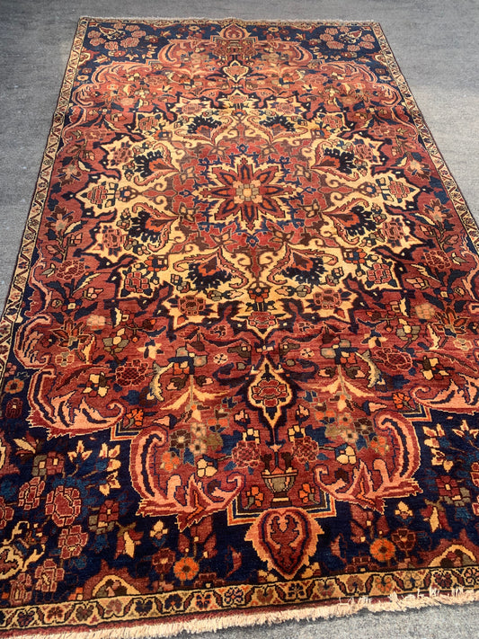 Antique Persian Rug- 9'6 x 5'6