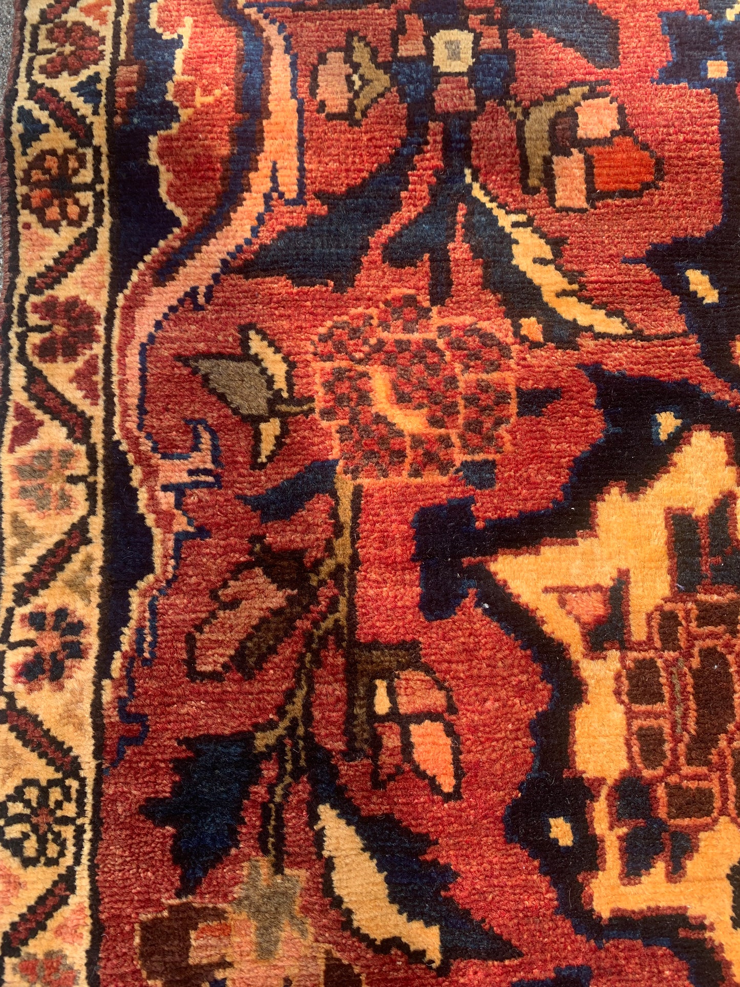 Antique Persian Rug- 9'6 x 5'6