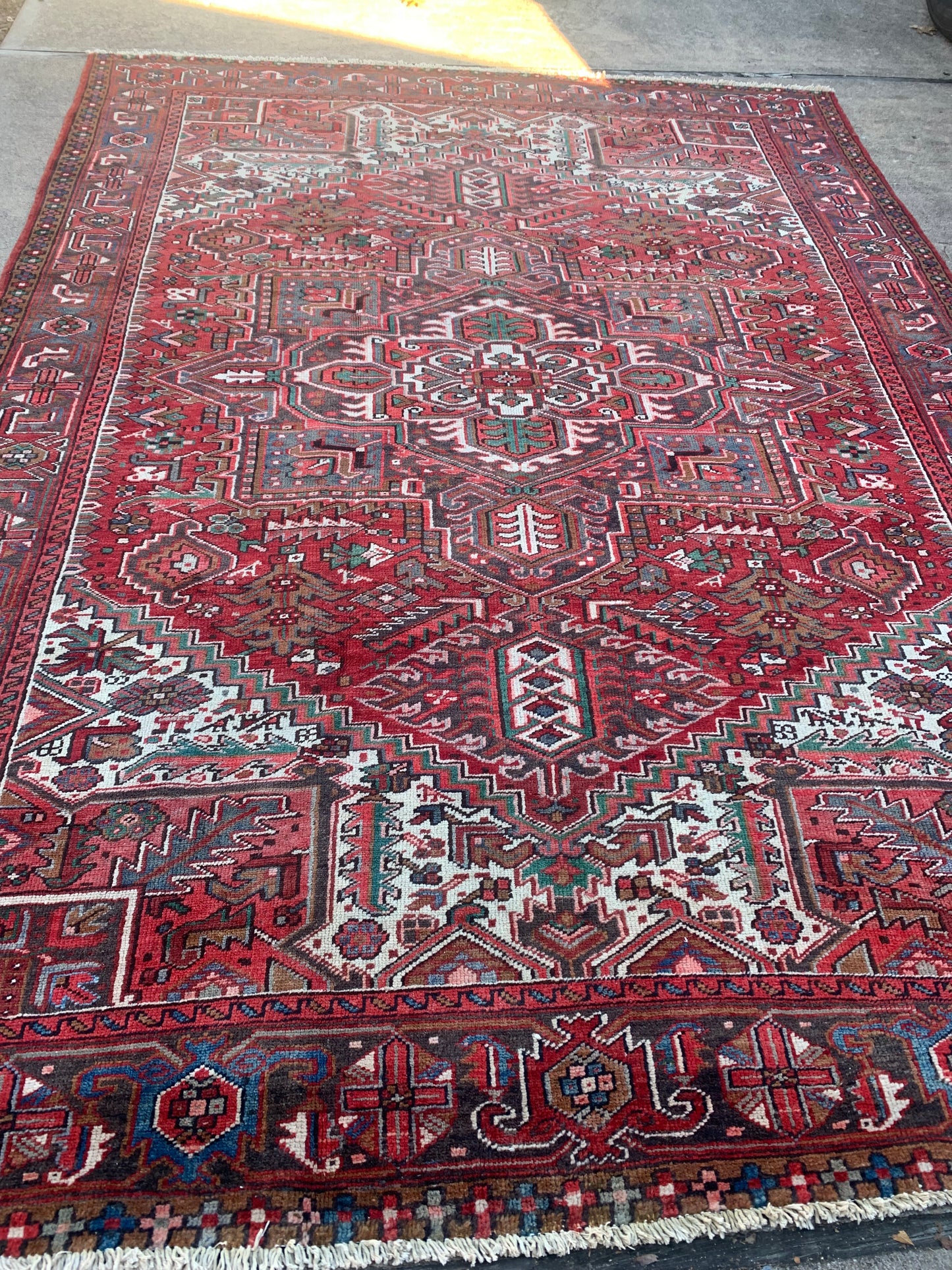 Antique Heriz Rug- 7’10 x 10’8