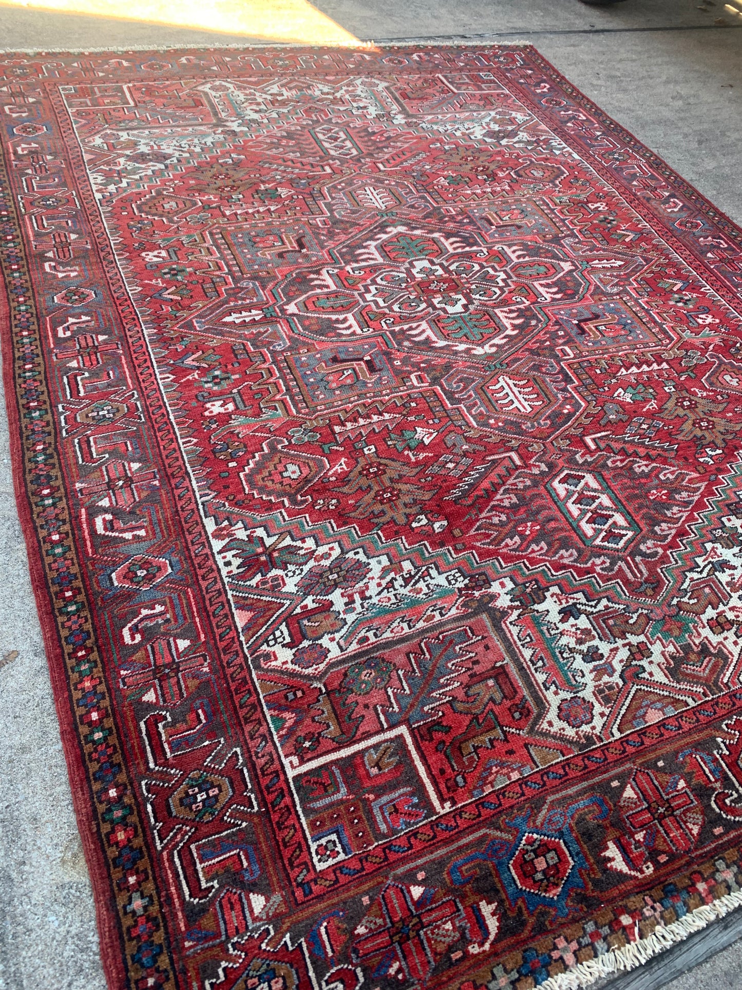 Antique Heriz Rug- 7’10 x 10’8